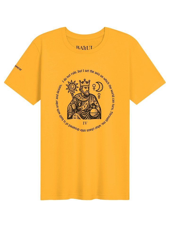 The Emperor - ArcanaPop T-Shirt – Where Tarot Magic Meets Pop Art product image (1)