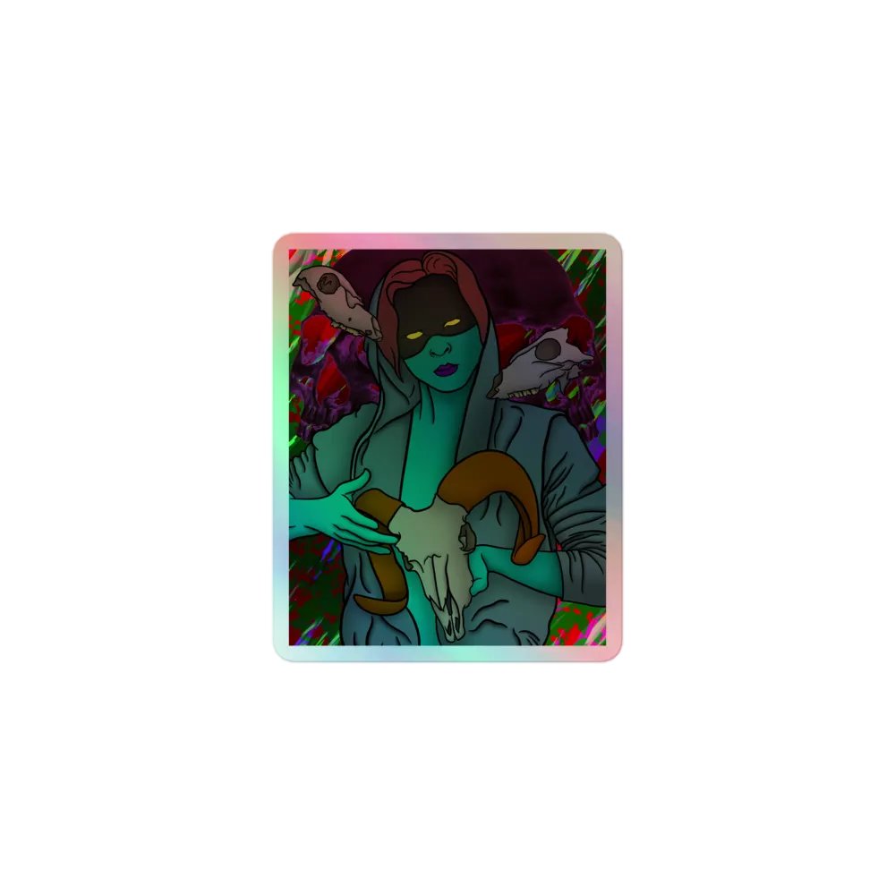 Skull Collector Holographic Sticker product image (1)