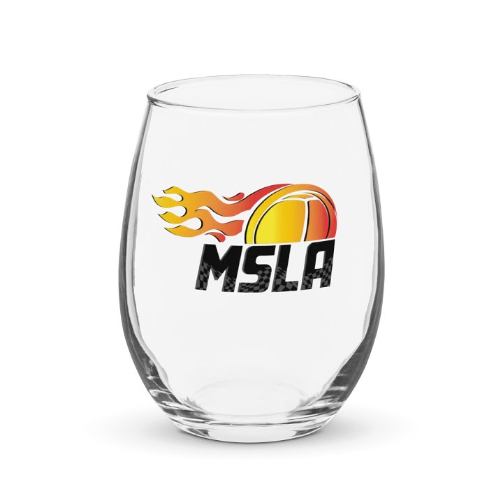 MSLA Logo Stemless Wine Glass product image (2)