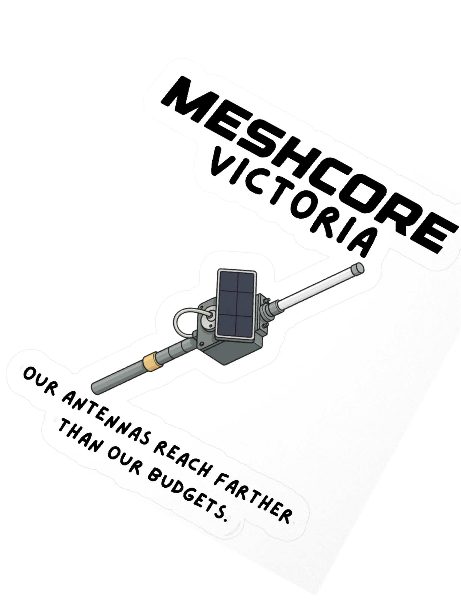MeshCore Victoria Sticker product image (2)