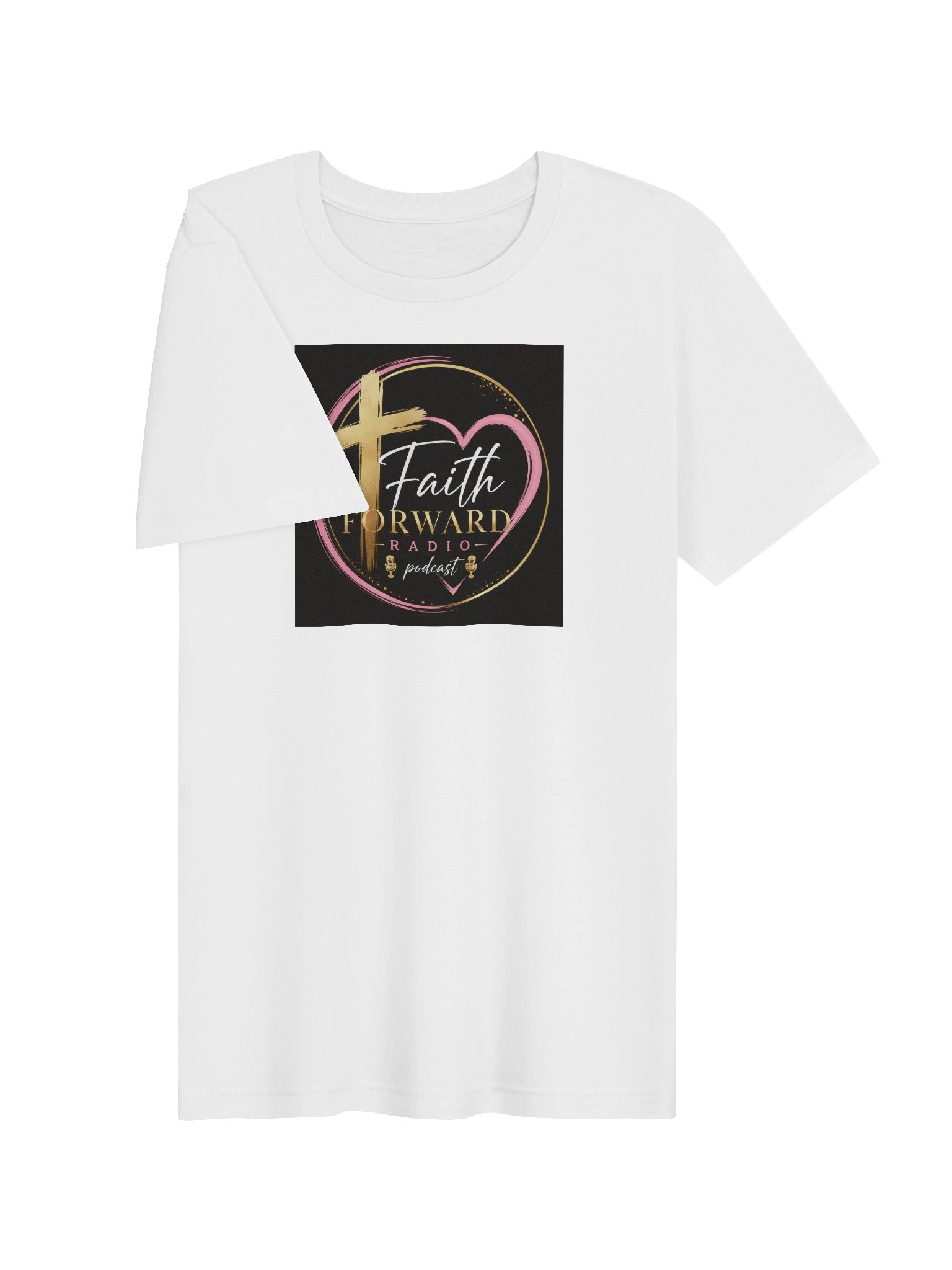 Faith Forward Radio Cotton Tee product image (3)