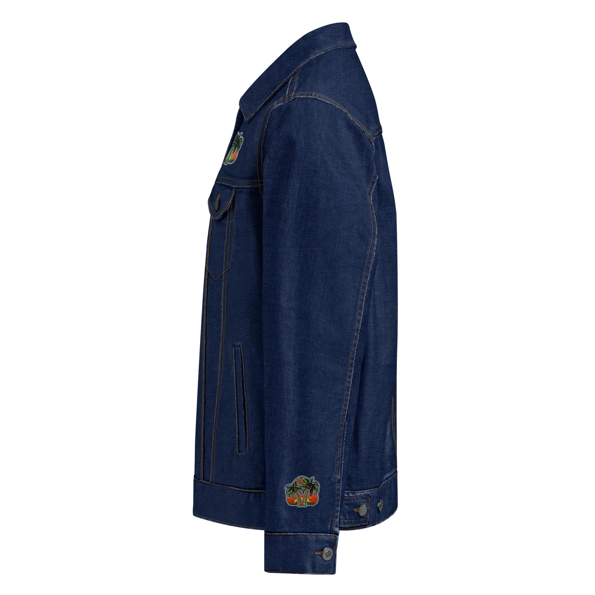 Sunset Palms Denim Jacket product image (7)