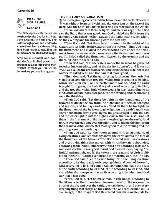 NKJV Prayer Bible, Comfort Print--Hardcover product image (2)