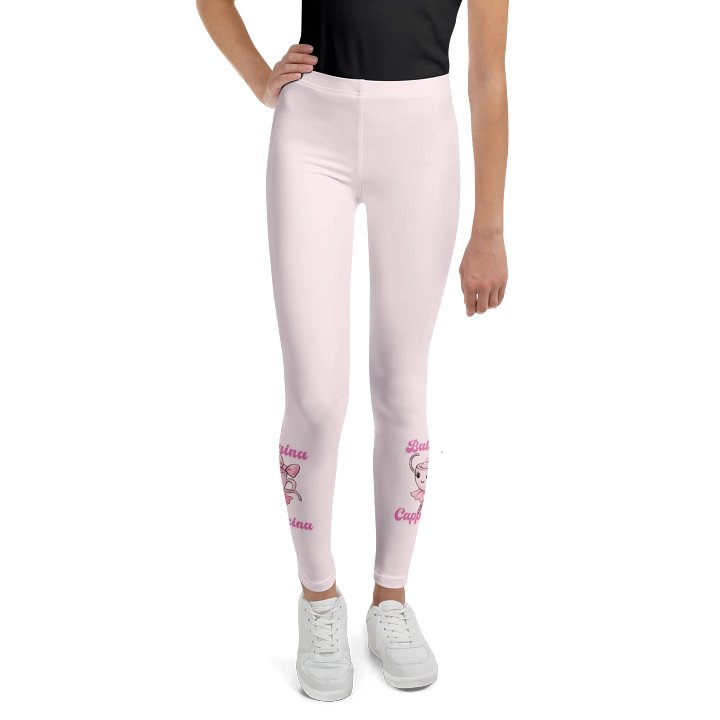 Ballerina Cappuccina – Watercolor Design Leggings for Youth product image (2)