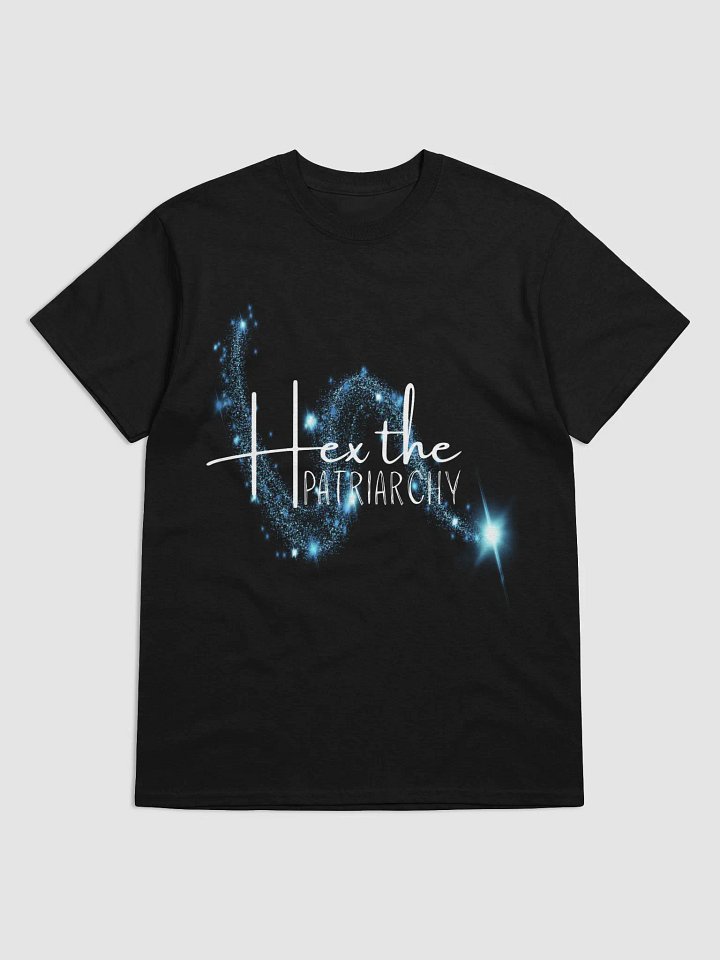 Hex the Patriarchy black tee product image (1)