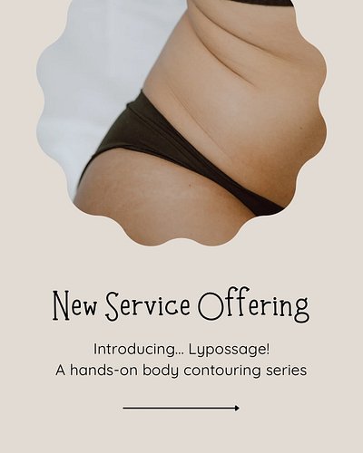 ✨ NEW OFFERING ✨
Lypossage Body Contouring Series

I’m opening two private client containers for a structured lypossage serie...