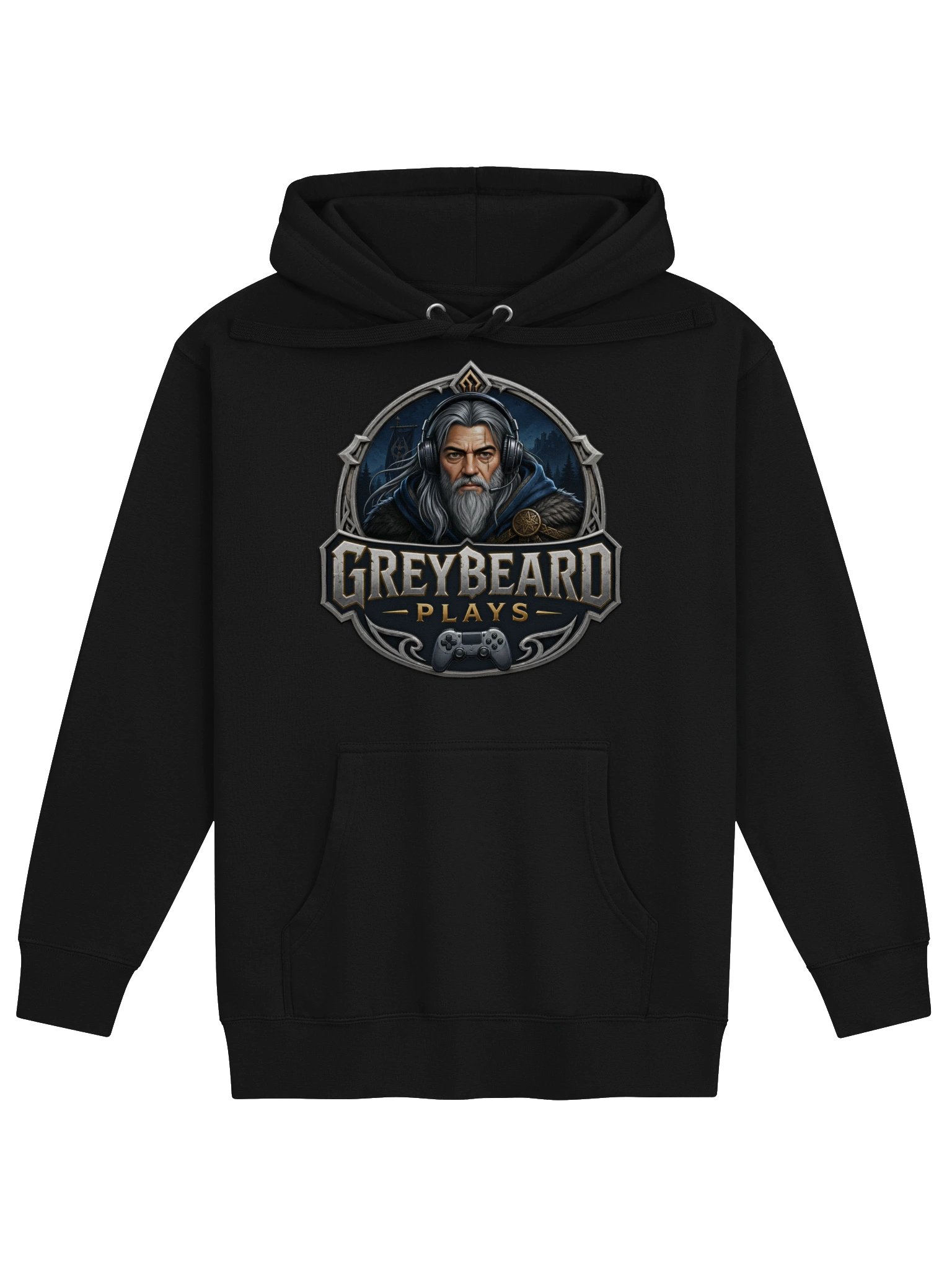 Greybeard Plays Fantasy Gamer Hoodie product image (1)