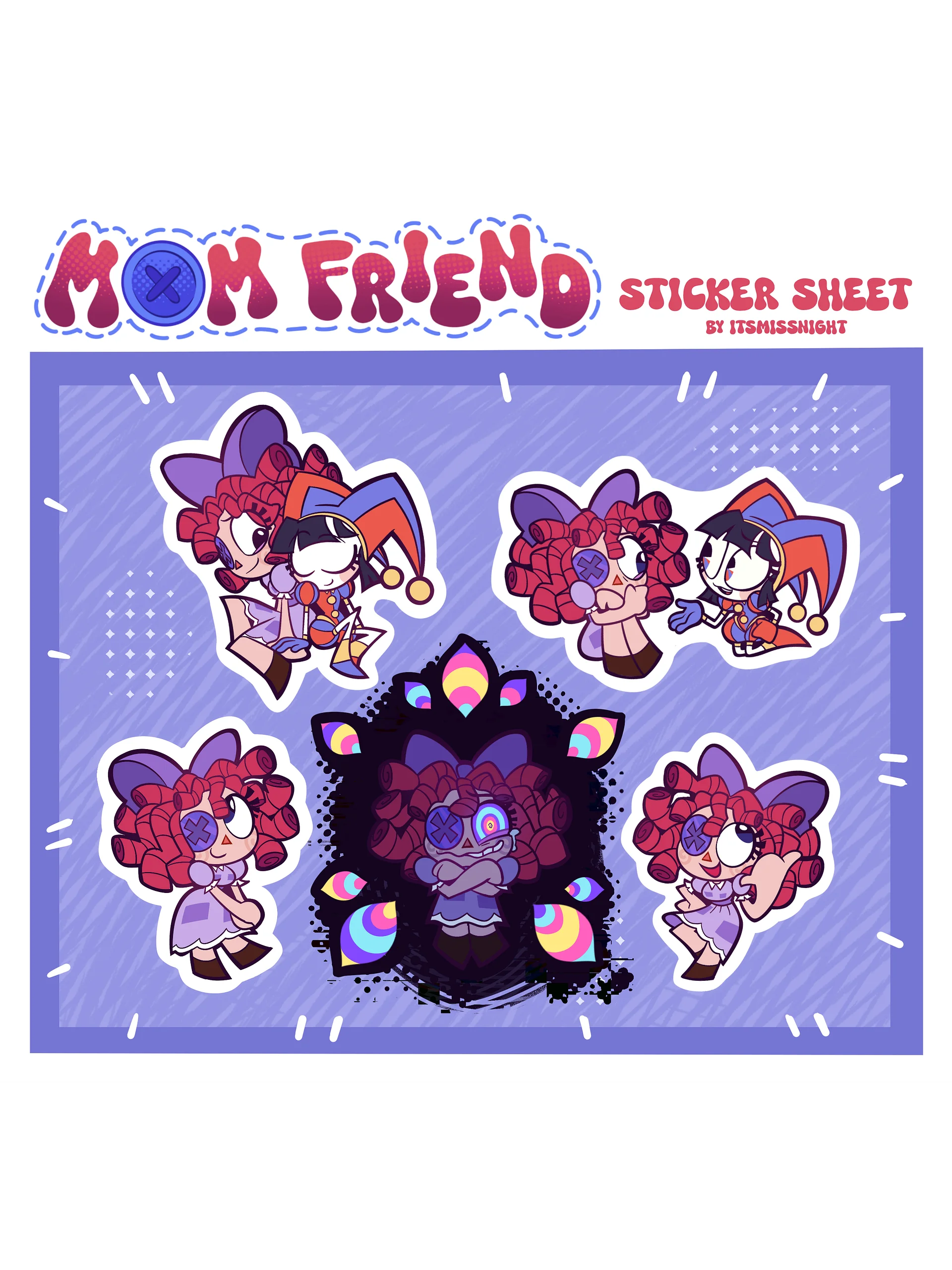(Pre-order) Mom Friend Sticker Sheet product image (2)