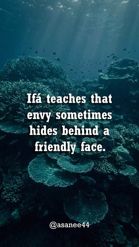 Iwori Osa speaks to the danger of trusting the wrong people. This Odu reveals how envy often hides in fake friendships. Somet...