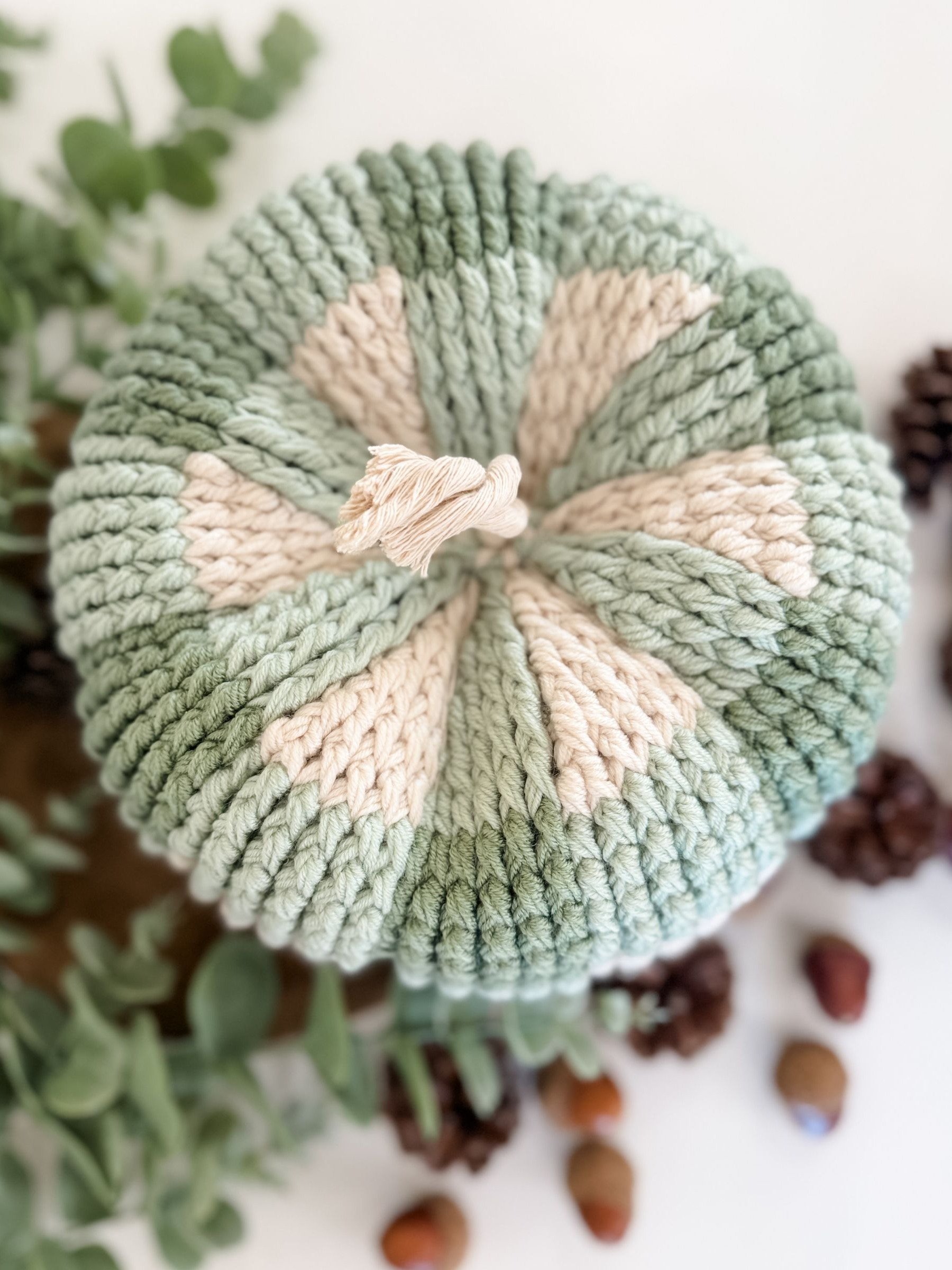 Country Gingham Pumpkin Crochet Pattern product image (3)