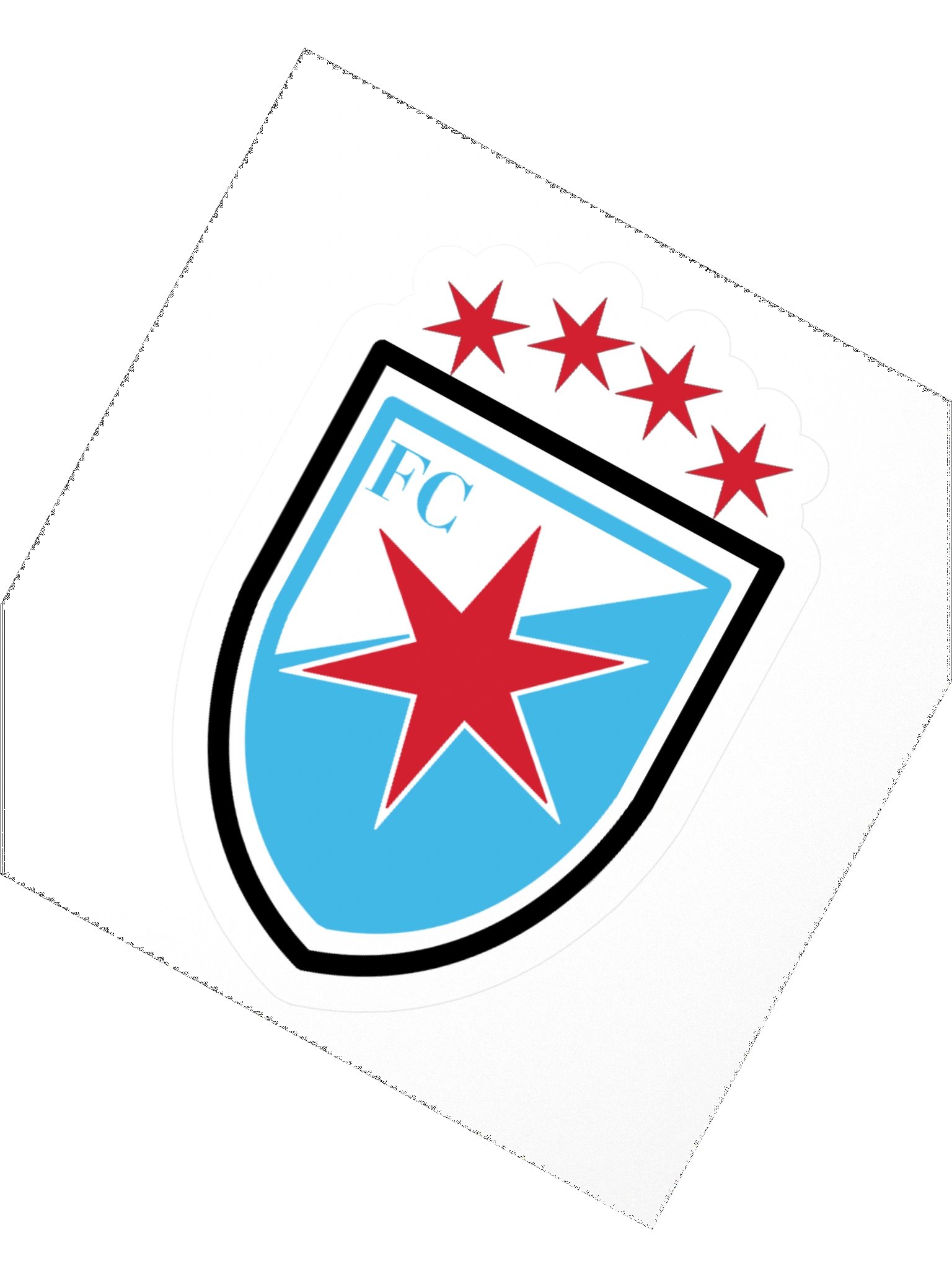 Red Stars Chiberia Crest sticker product image (2)