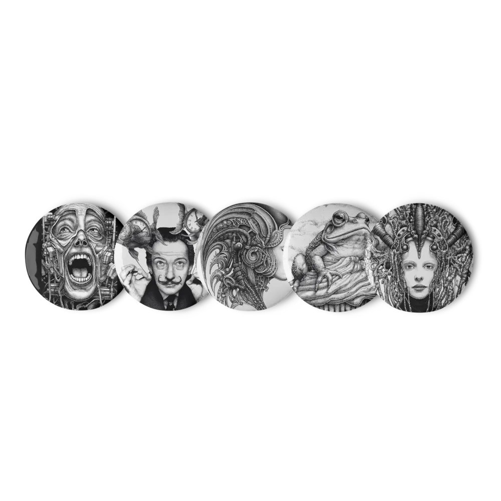 Surreal Pin Button Set product image (2)