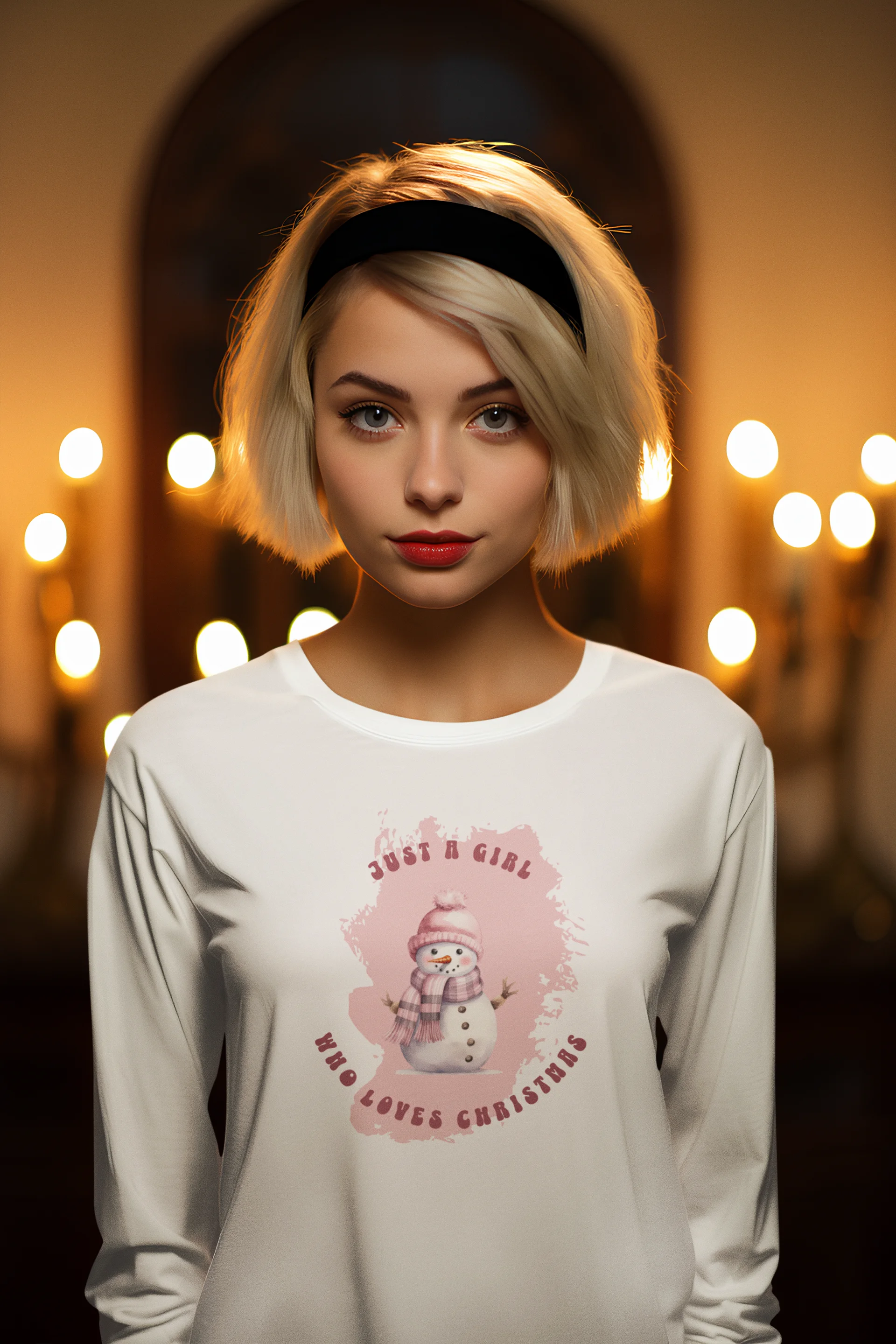Just a Girl Long Sleeve Tee product image (1)