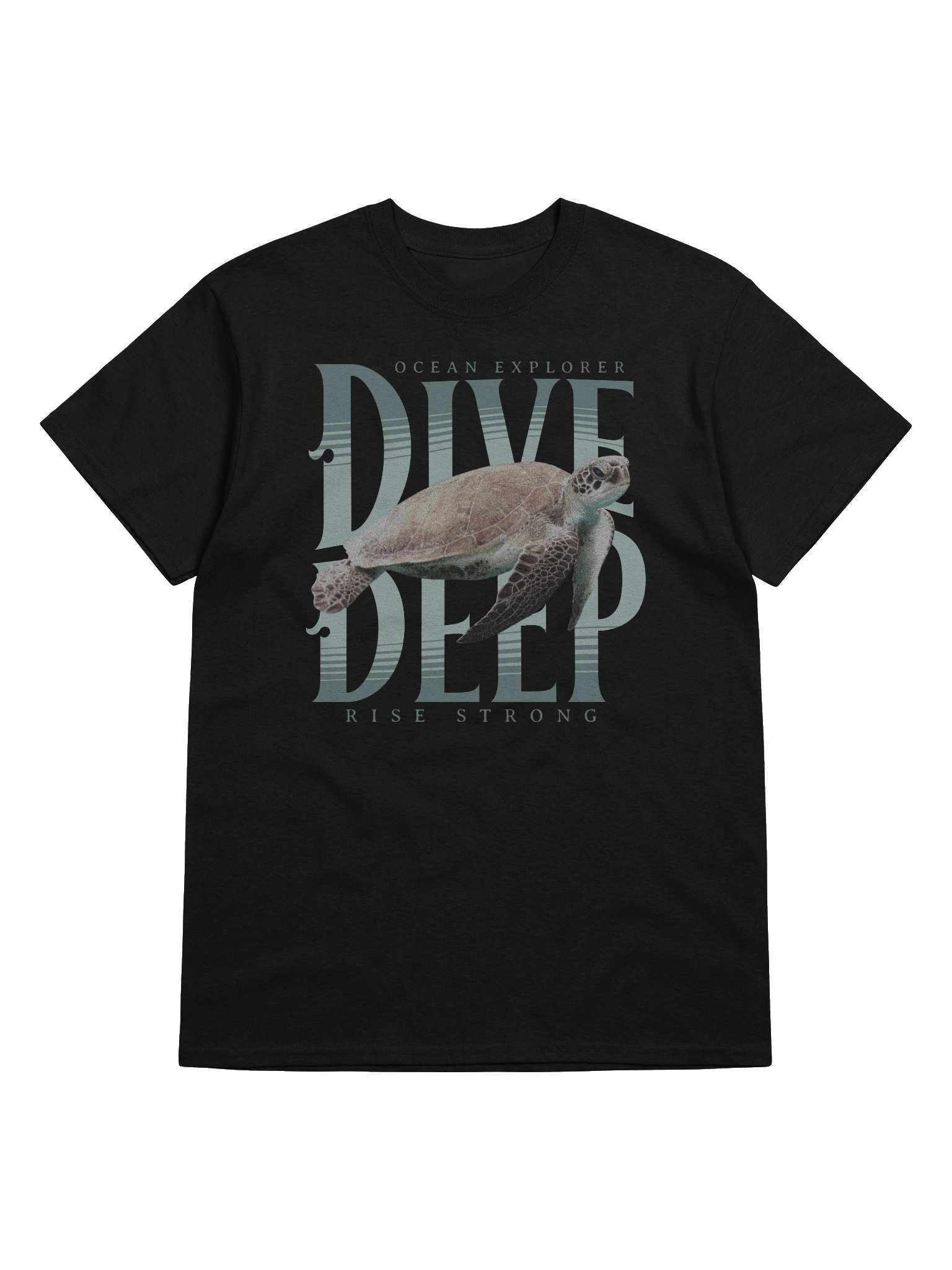 Stylish Deep Dive Sea Turtle T-Shirt for Ocean Lovers product image (37)
