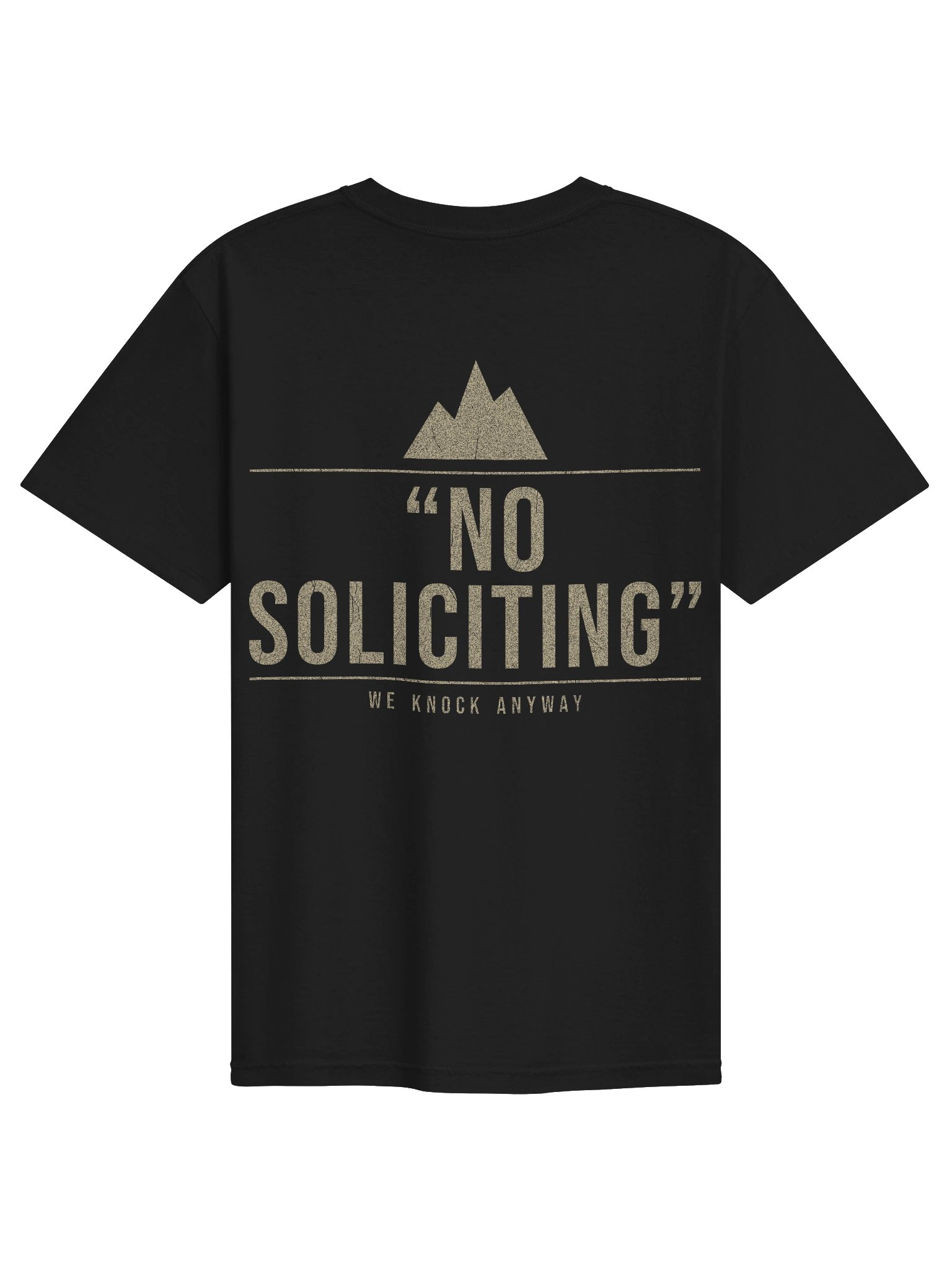 "No Soliciting" Heavyweight Tee product image (2)