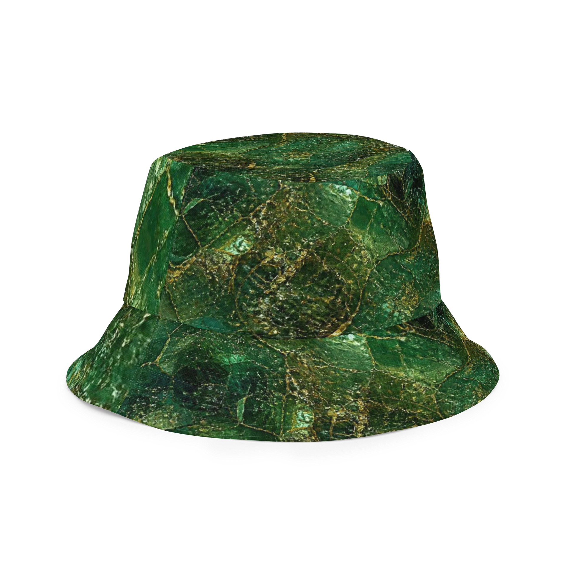 "A522" Emerald Gold Vein Bucket Hat product image (5)