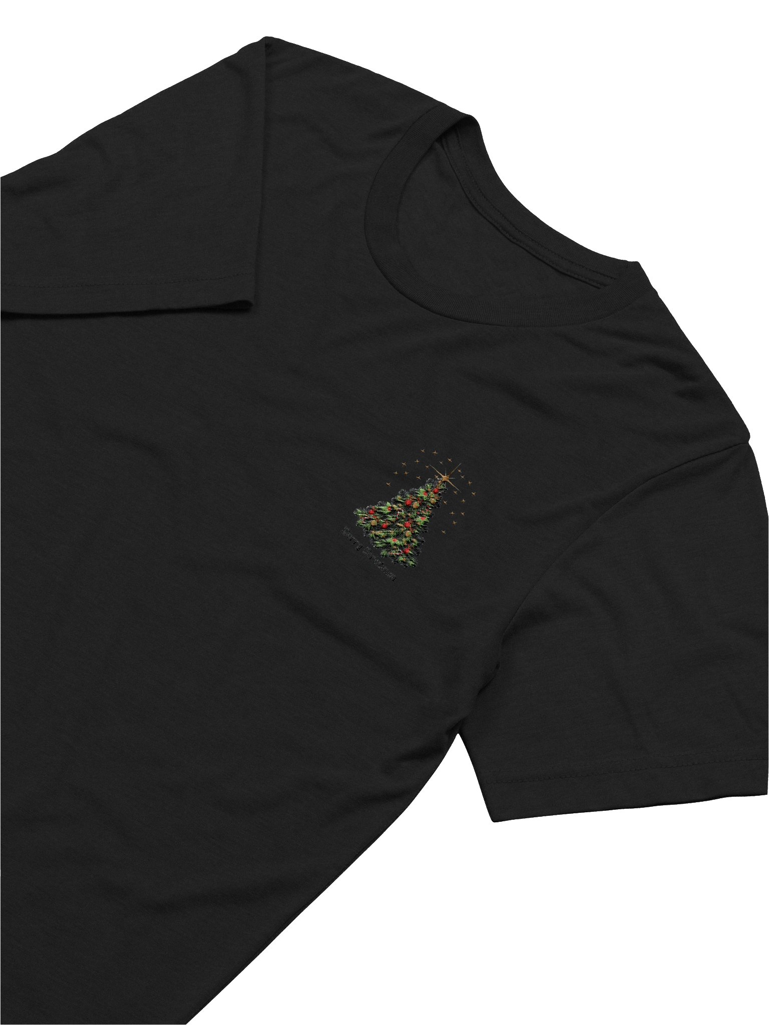 Merry Christmas Tree Triblend Tee product image (39)