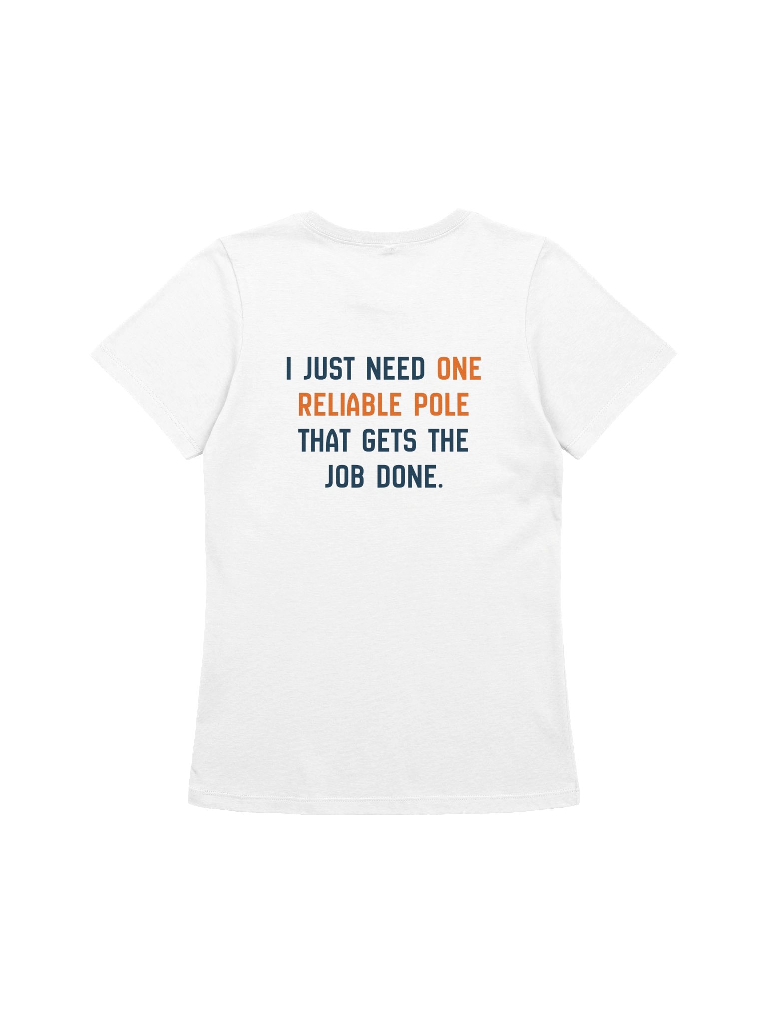 One Reliable Pole Women's Relaxed Tee (White) product image (2)