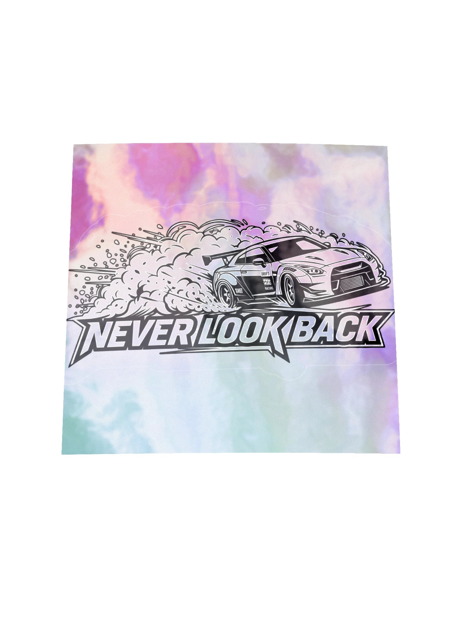Never Look Back Drift Holographic Sticker Sheet product image (2)