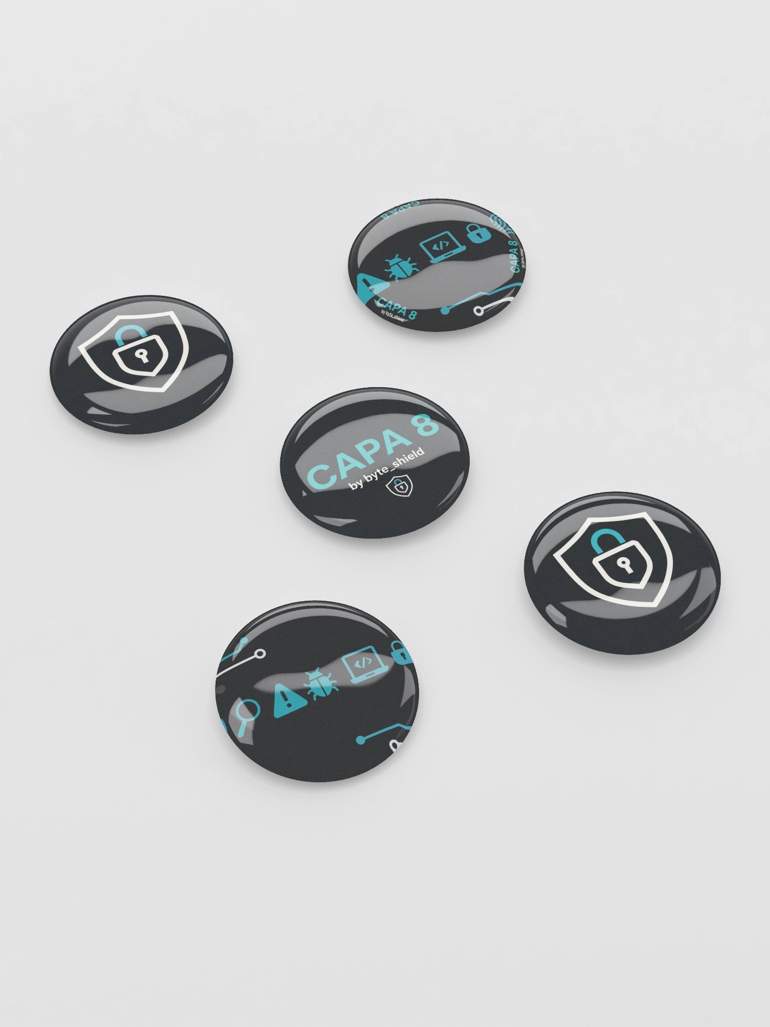 Pack de chapas · Capa 8 · byte_shield product image (3)