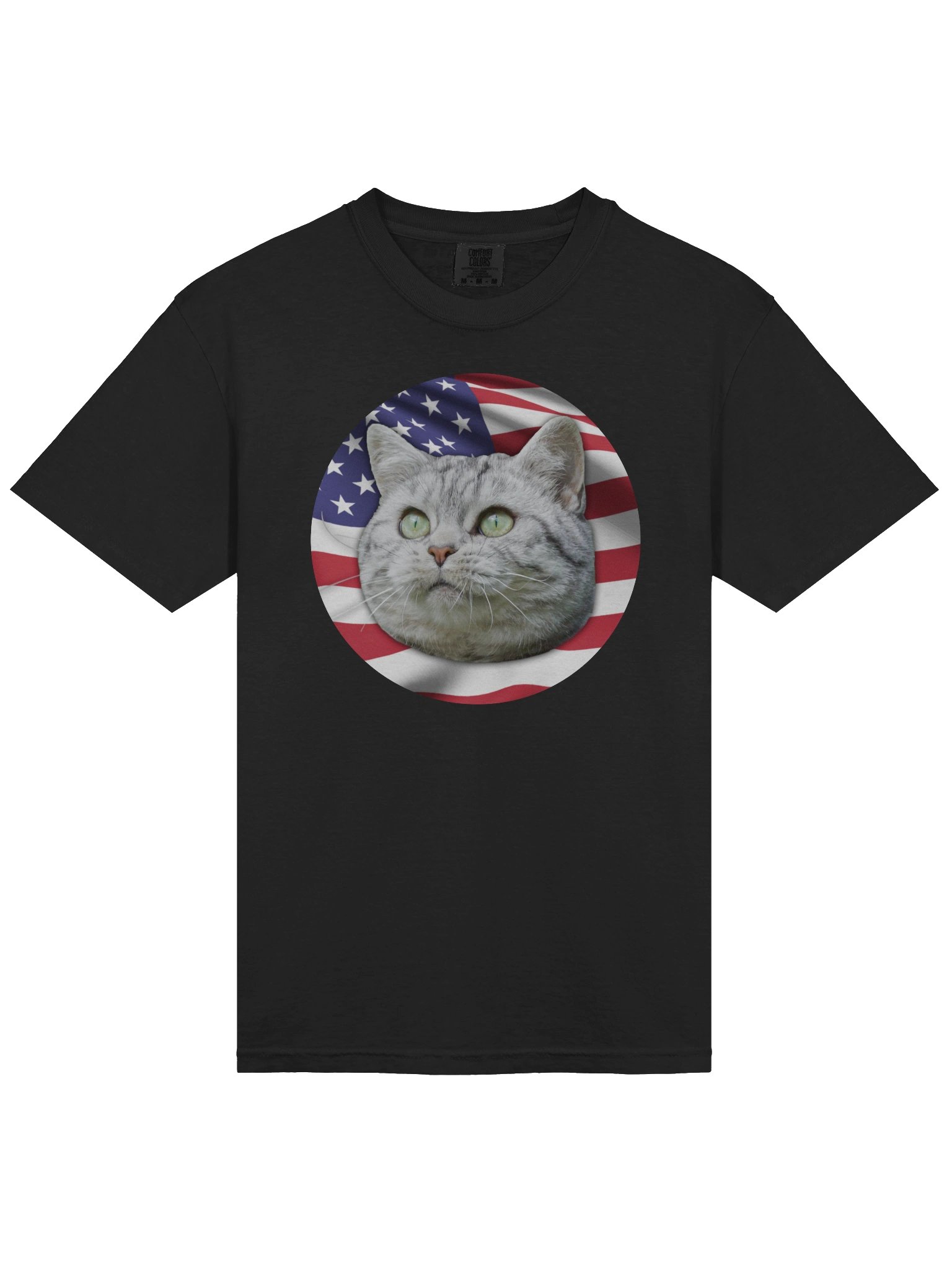 PATRIOTIC CAT LOGO (Heavyweight shirt) product image (3)