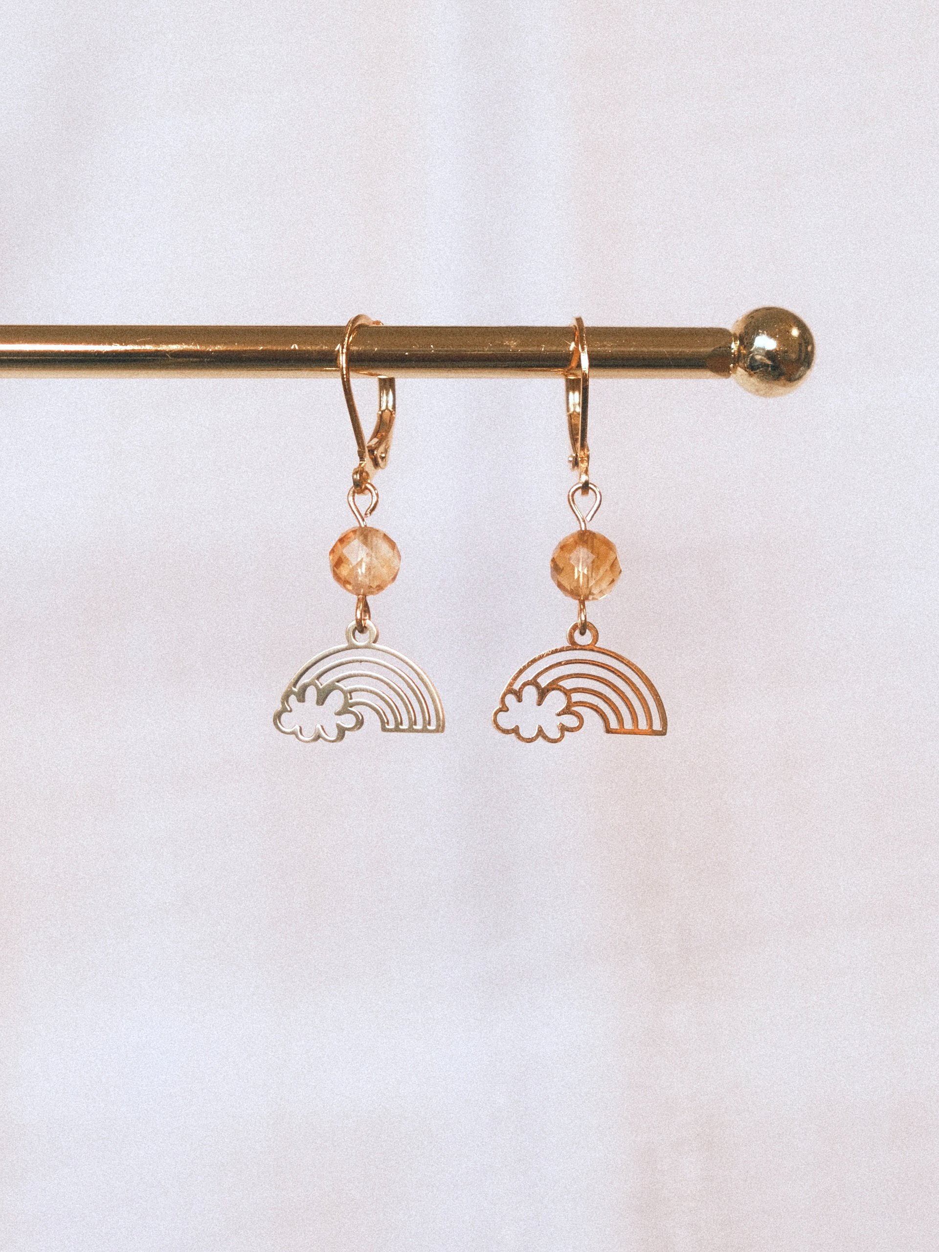 Rainbow cloud - Citrine earrings 🌈 product image (3)