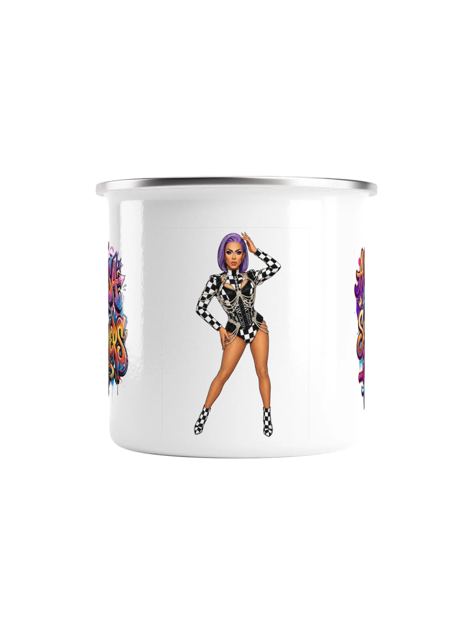 "Queen for All Seasons" Enamel Mug product image (2)