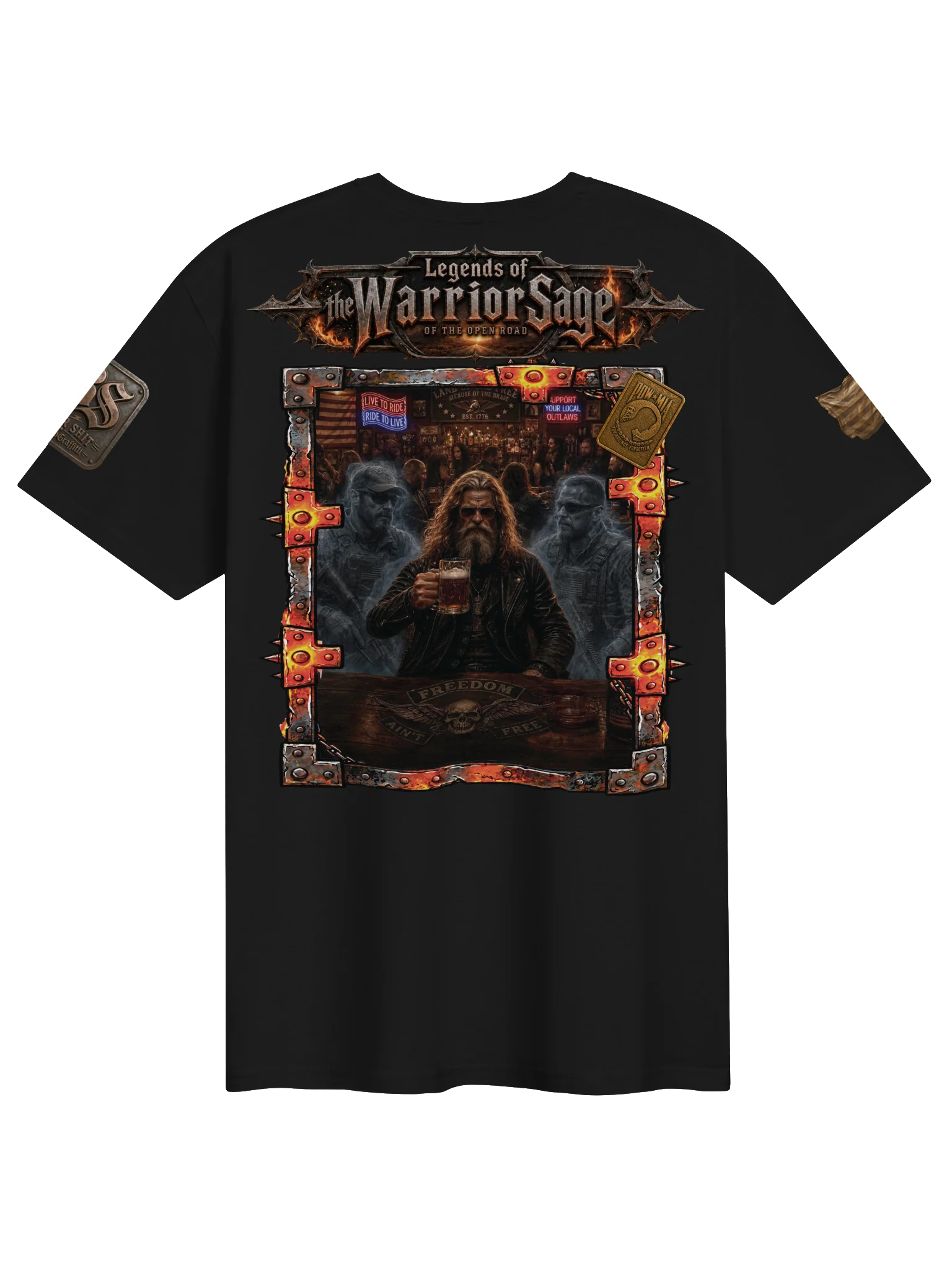 Warrior Sage "Legend / Freedom Ain't Free" Graphic Tee product image (8)