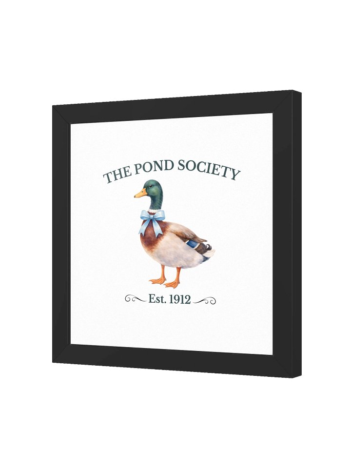 The Pond Society Duck Framed Poster product image (19)