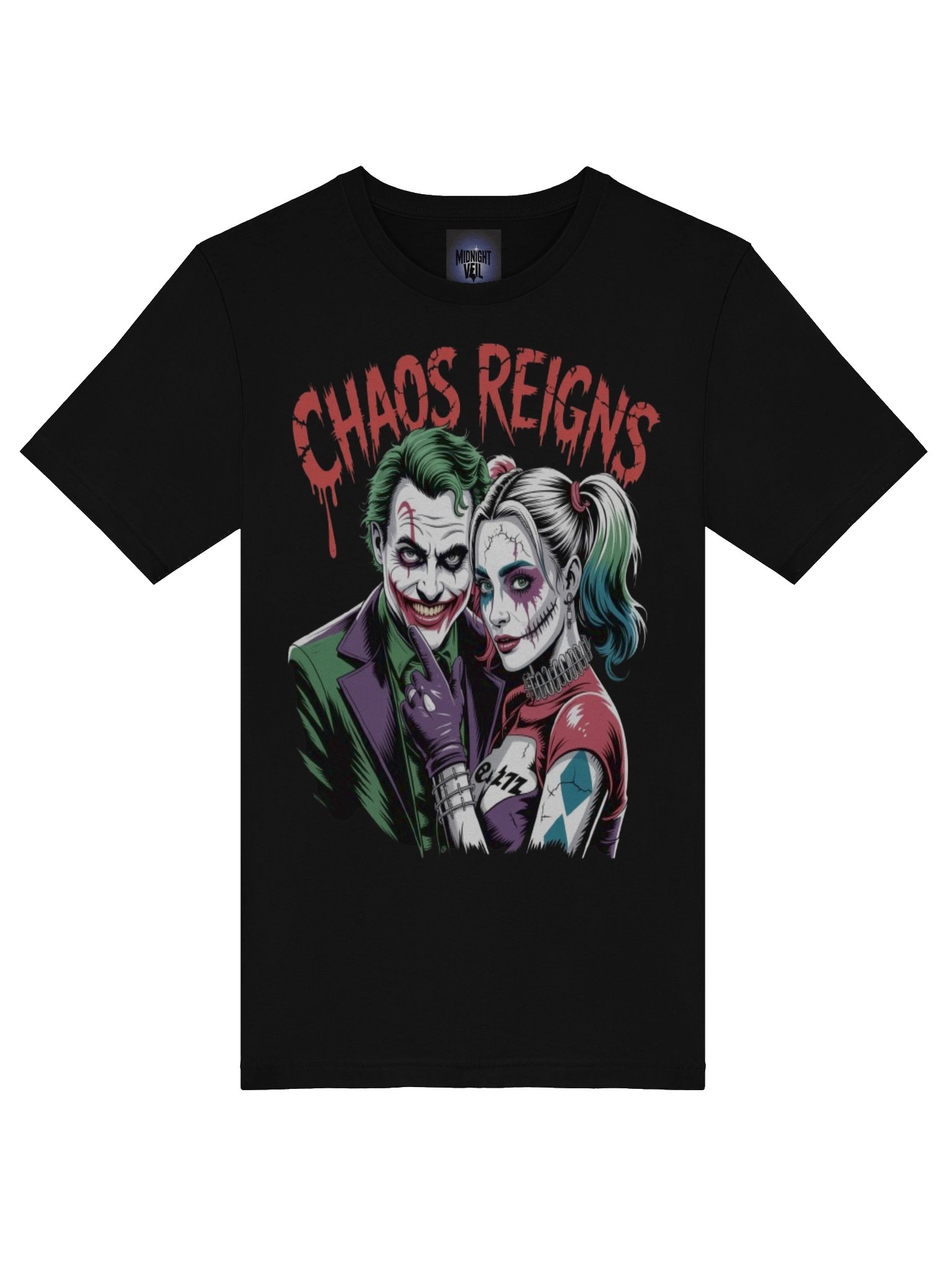 Chaos Reigns: Joker and Harley Quinn Diabolical Embrace T-Shirt product image (7)
