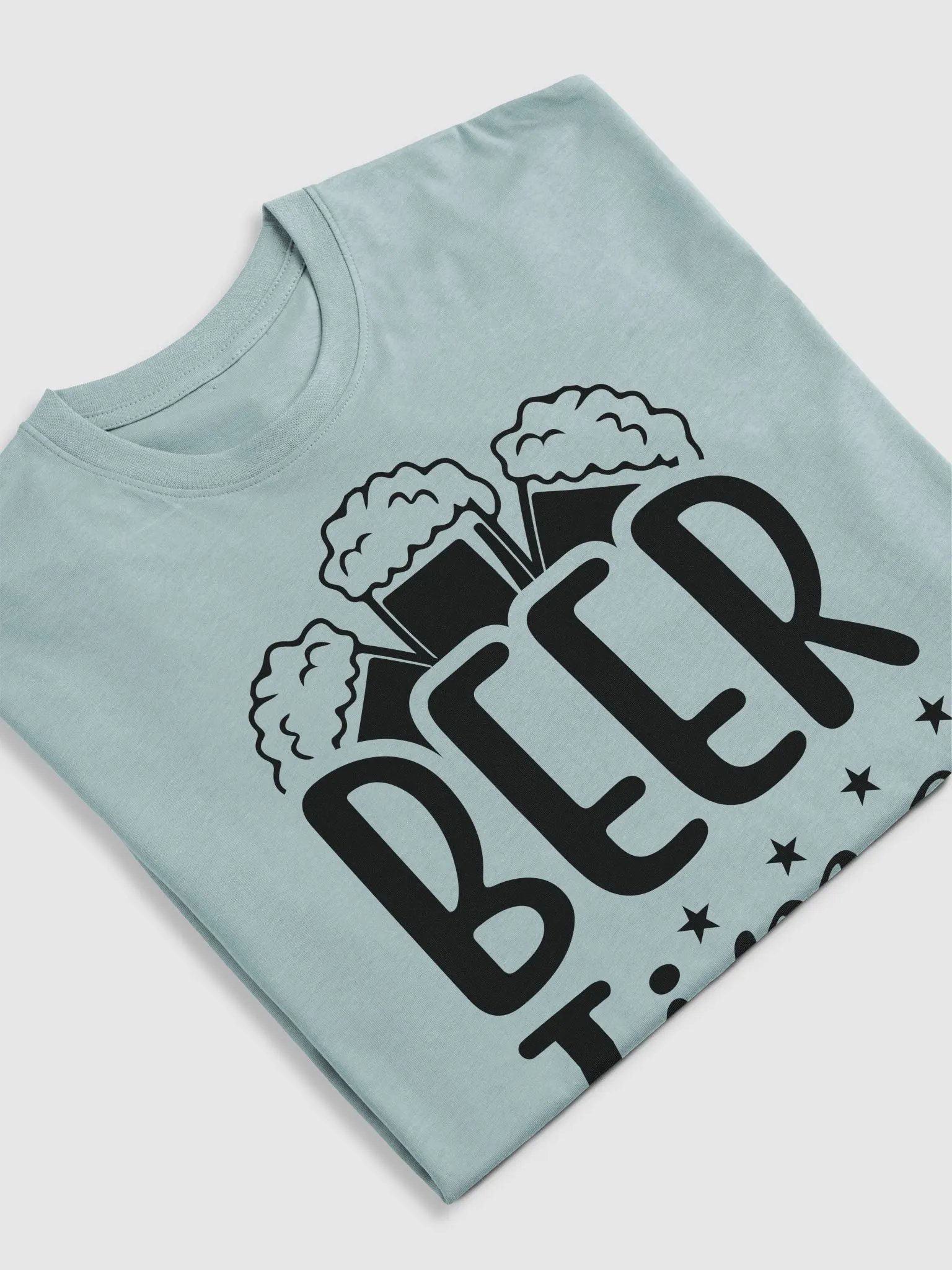 Shadowed Elegance Tee Cheers to Beer Time: The Ultimate Funny Drinking Apparel for Craft Beer Lovers! product image (5)