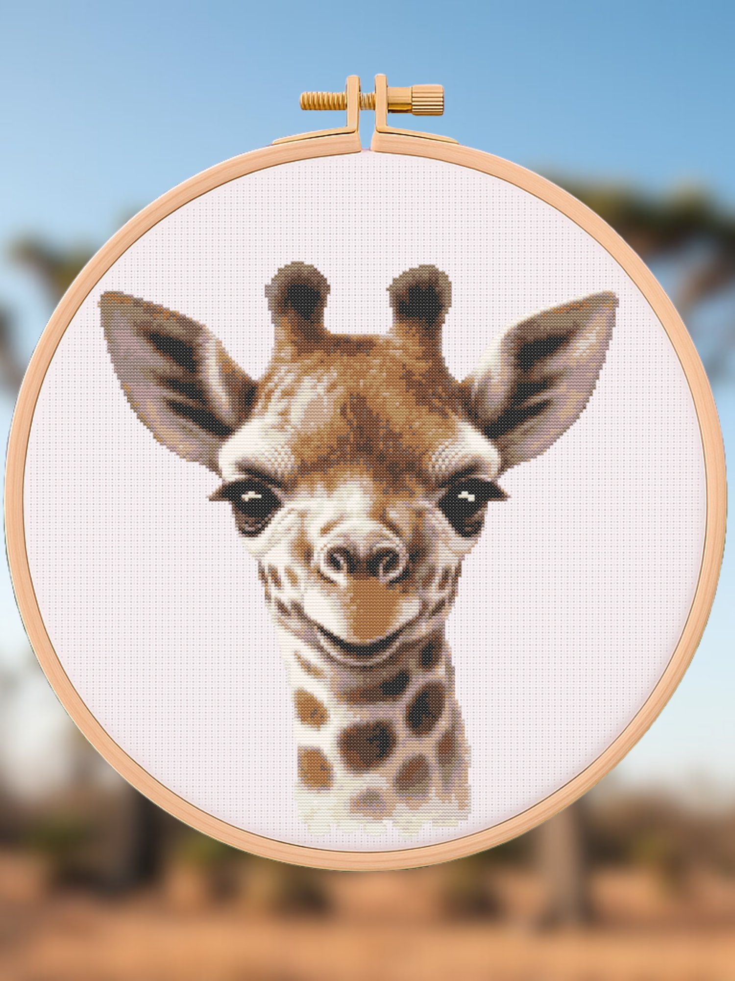 Baby Giraffe Cross Stitch Pattern product image (1)