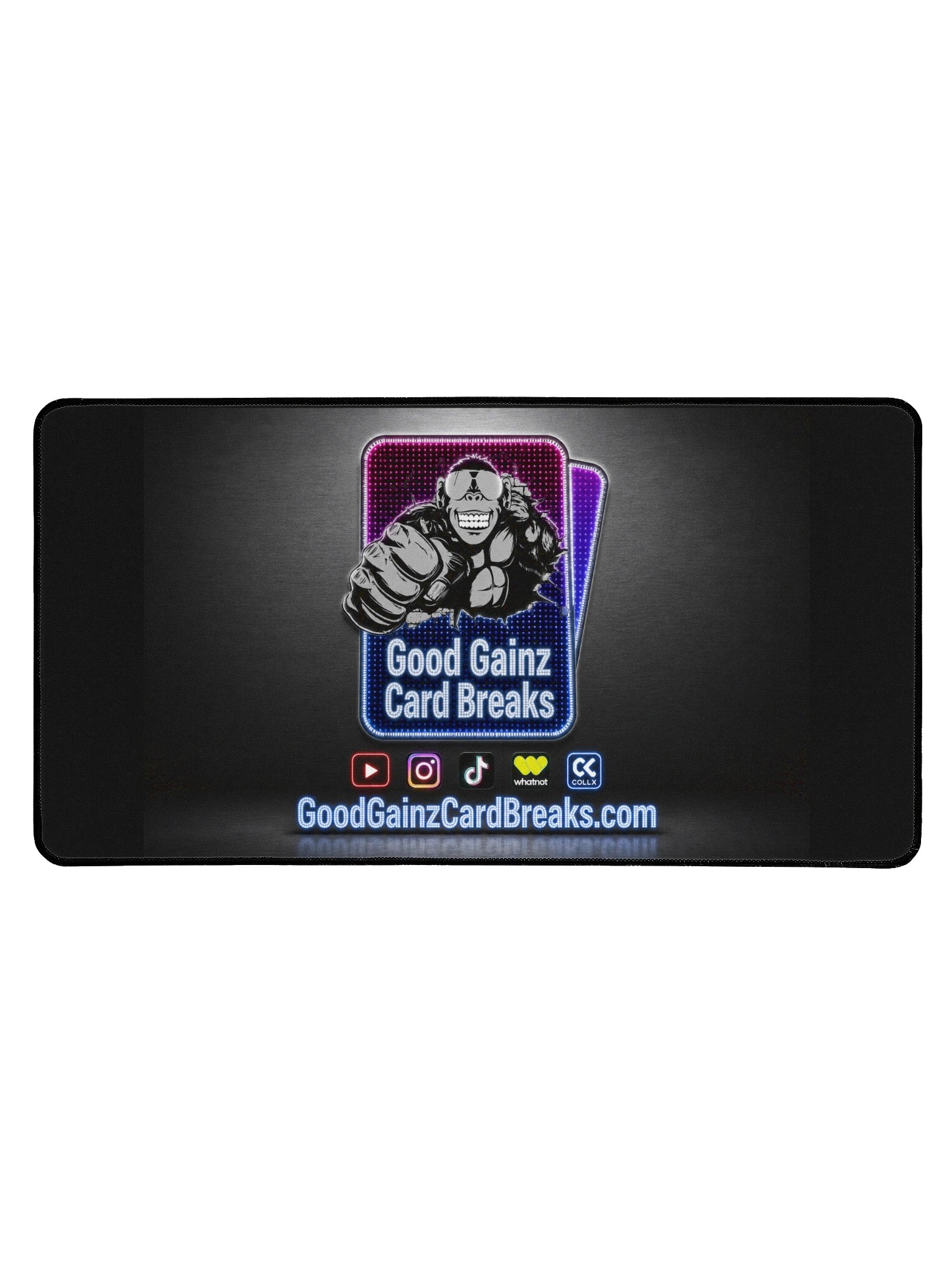 2026 Good Gainz Charcoal Mode Logo - Break Mat product image (1)