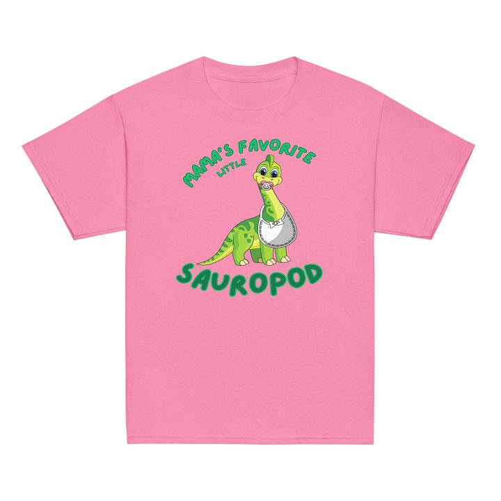 Mama's Favorite Little Sauropod - Kids Dinosaur Shirt product image (24)