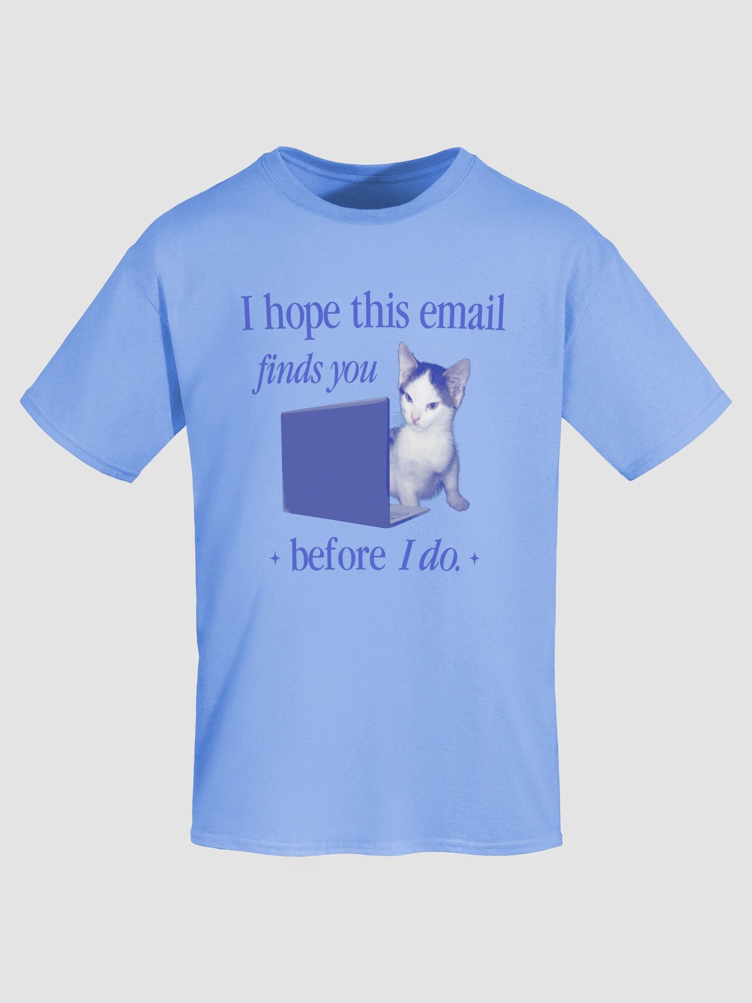 I hope this email finds you before I do - cat T-shirt product image (53)
