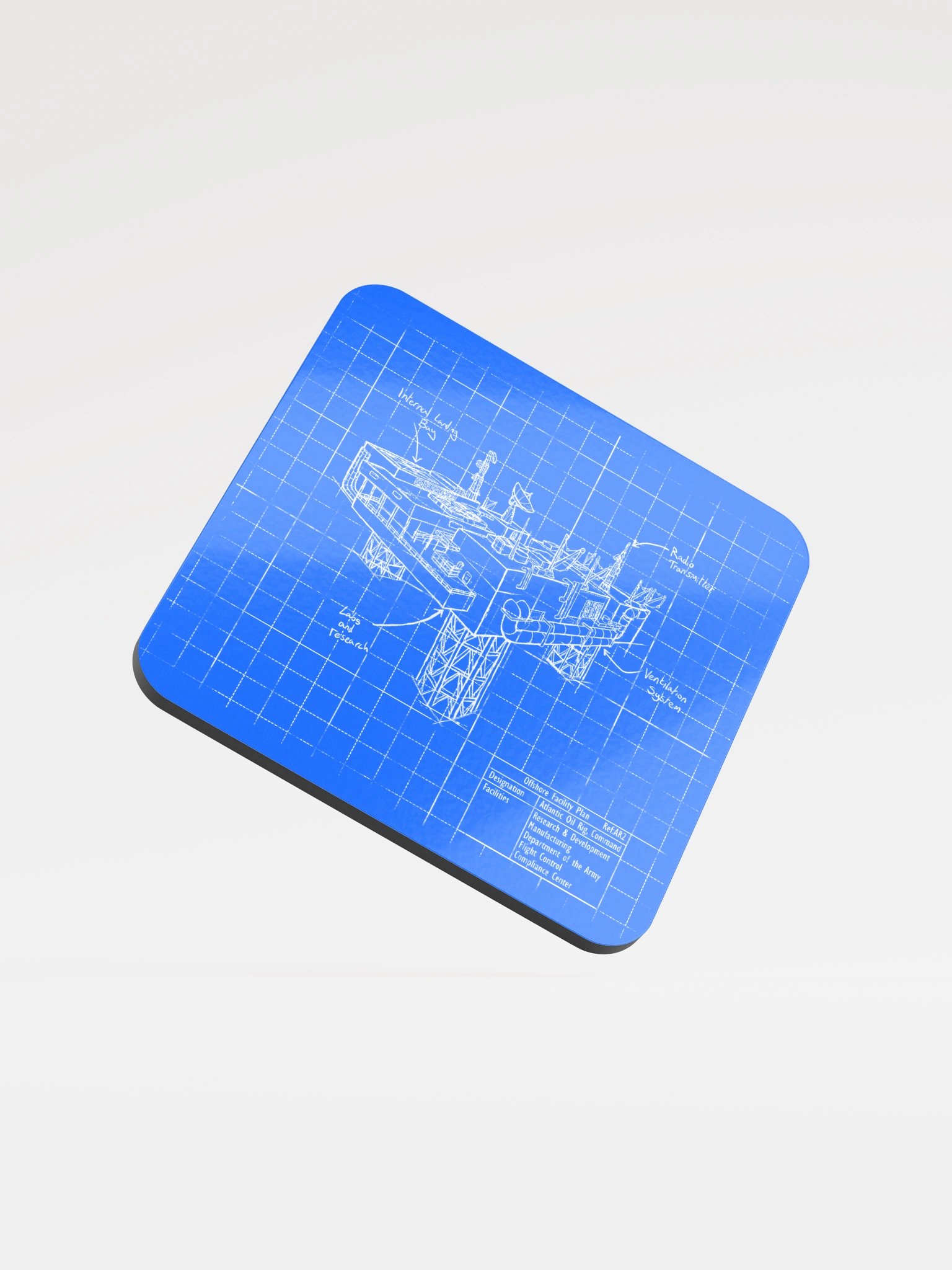 America Rising Blueprint Coaster - The Oil Rig product image (1)