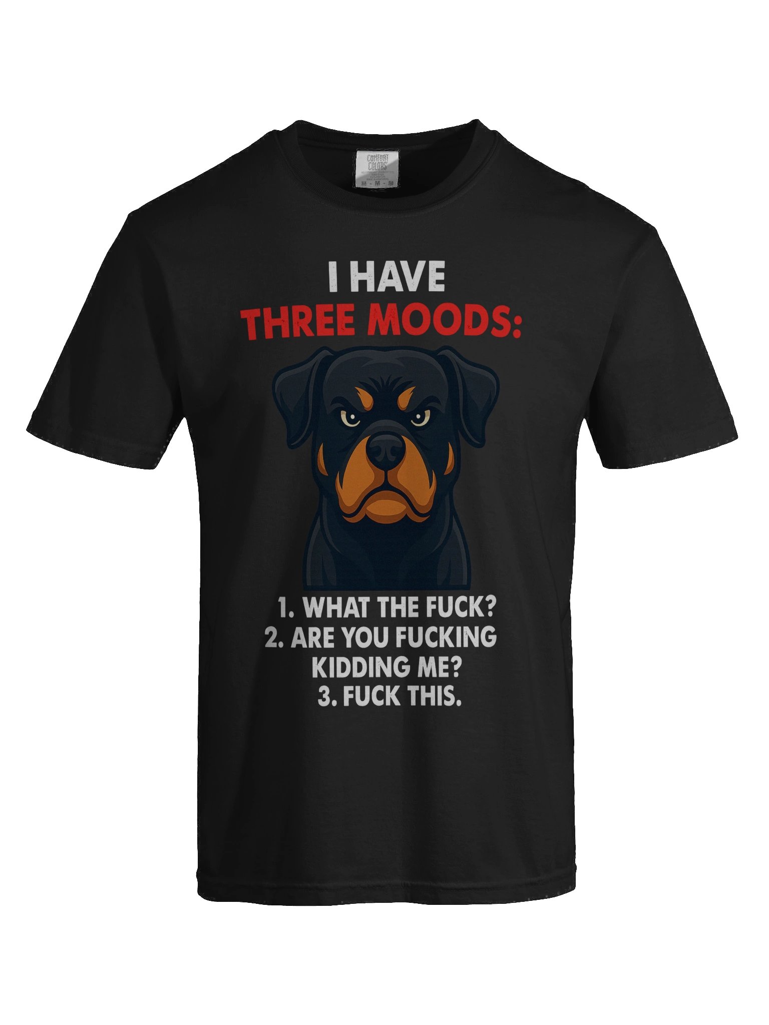 Three Moods Rottweiler Tee product image (14)