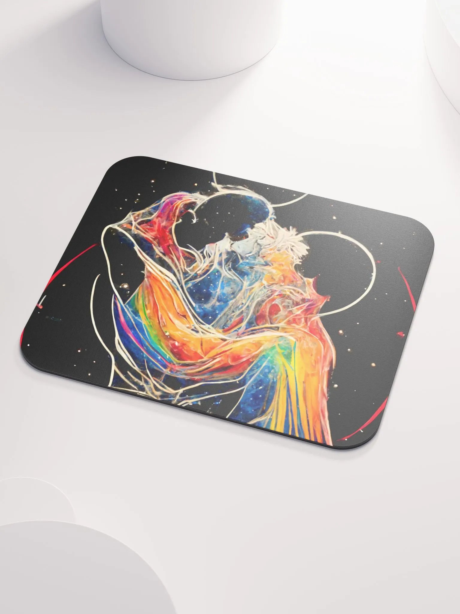Cosmic Embrace Mouse Pad product image (3)