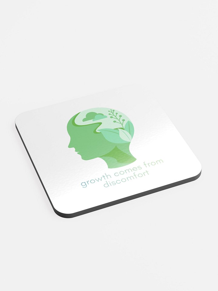 ''Growth comes from discomfort'' coaster product image (2)