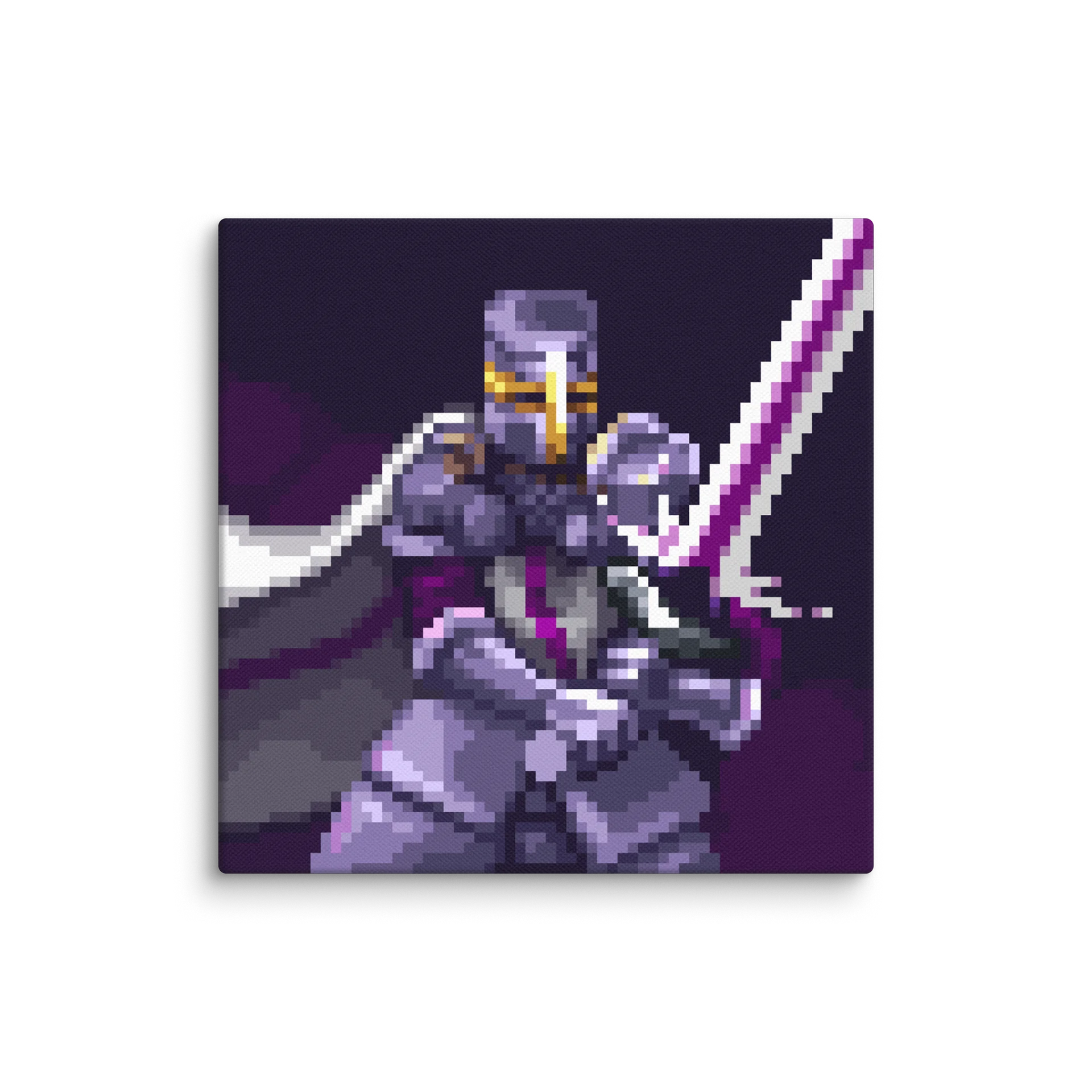 Demisexual Knight Pixel Art Canvas Print product image (1)