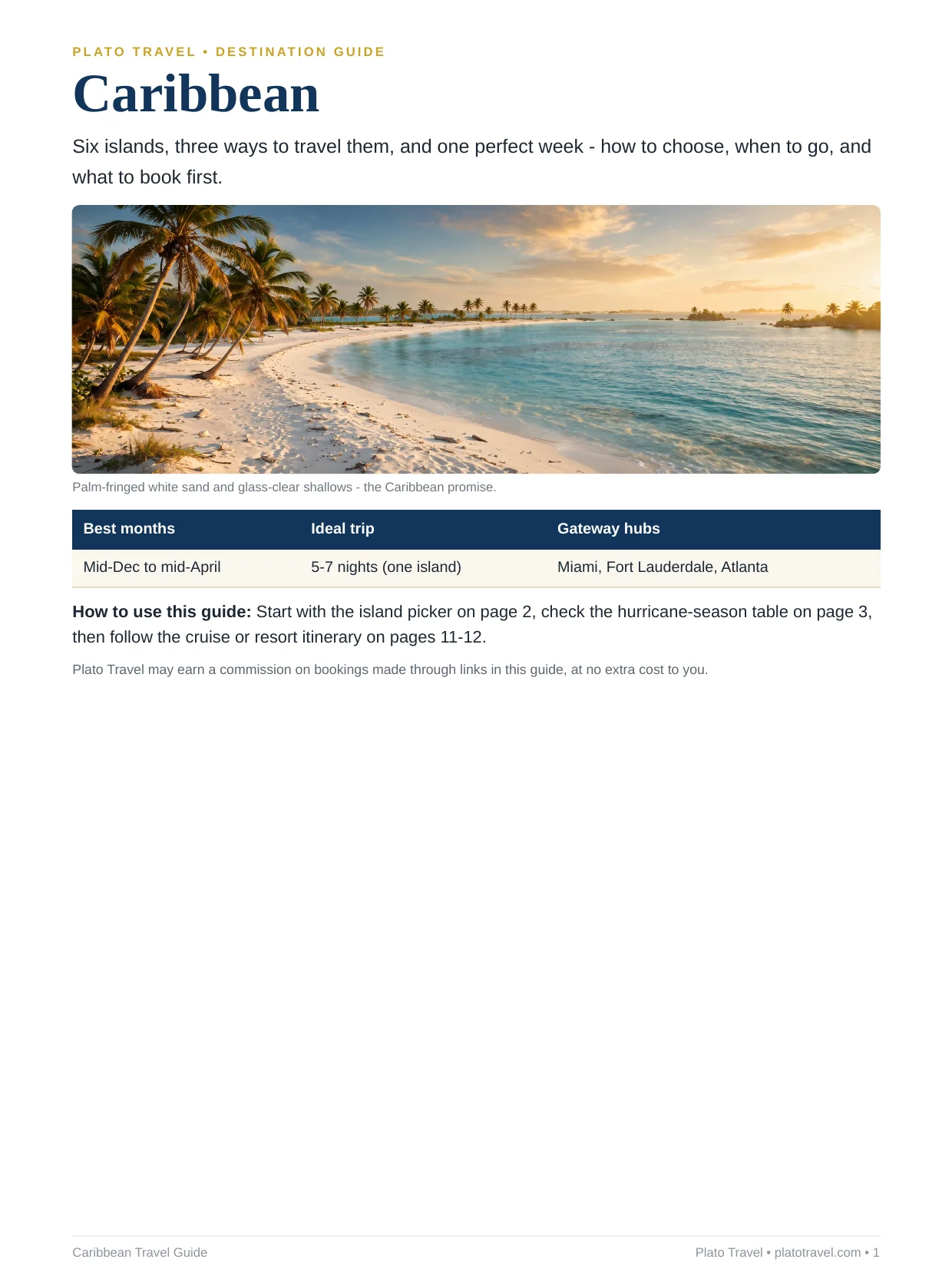 Caribbean Travel Guide product image (1)