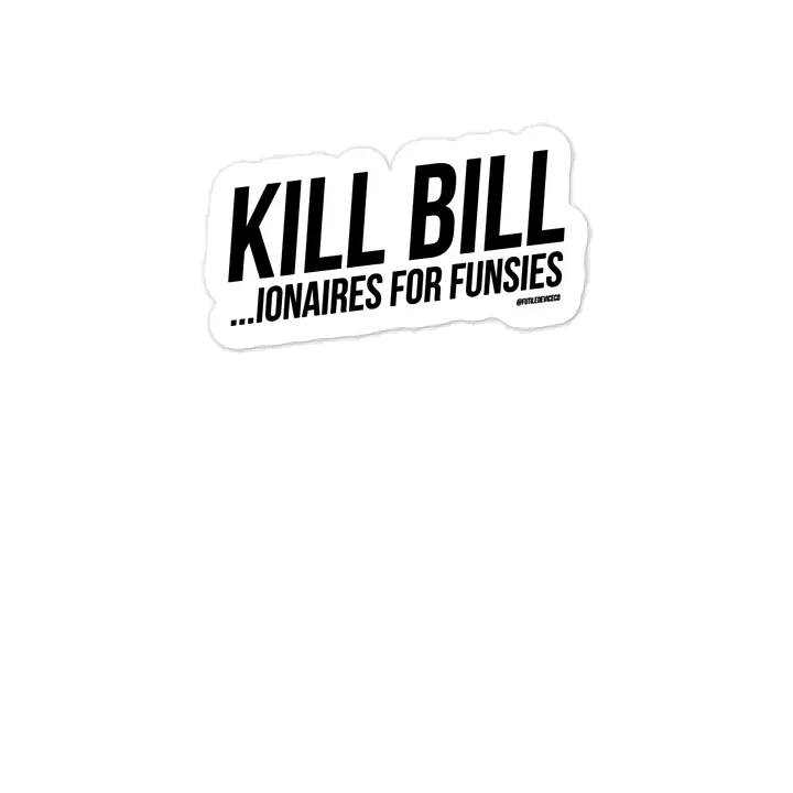 FUTILE DEVICE: KILL BILL (STICKER product image (1)