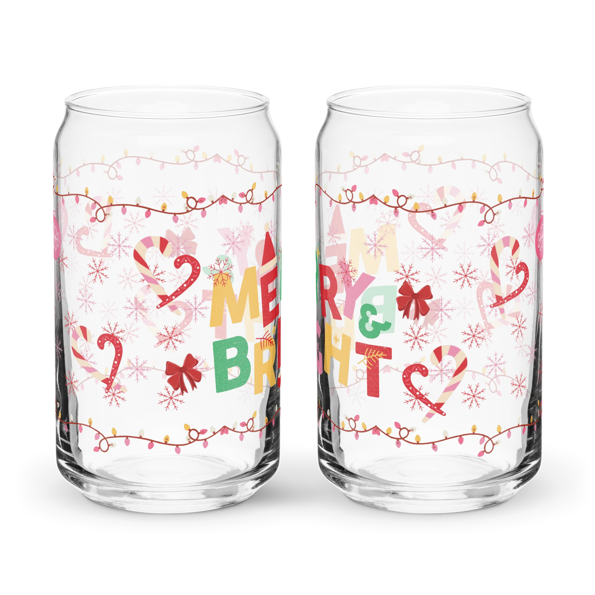 Merry & Bright Glass Tumbler product image (8)
