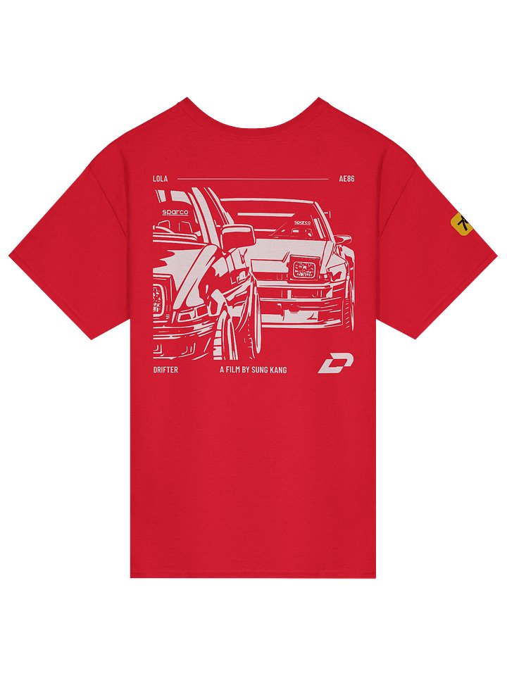 Lola Blindspot Red Gildan Heavyweight T-Shirt product image (2)