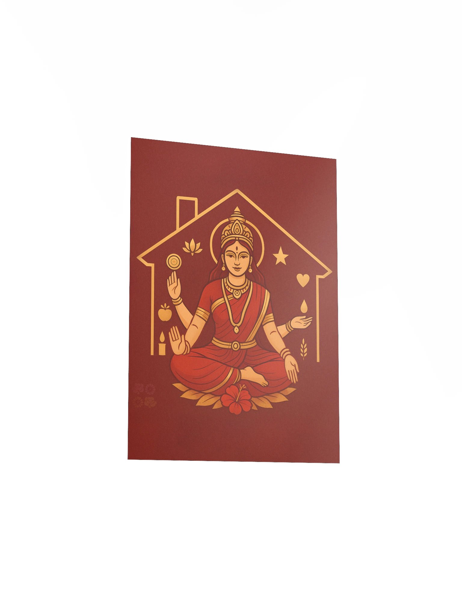 Happy Home with Ashta Lakshmi, Goddess Ritual Mini-Poster product image (3)