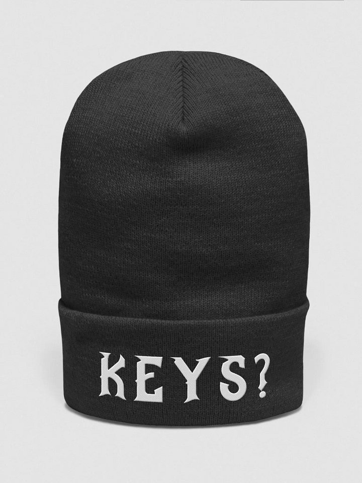 KEYS? Embroidered Beanie product image (1)