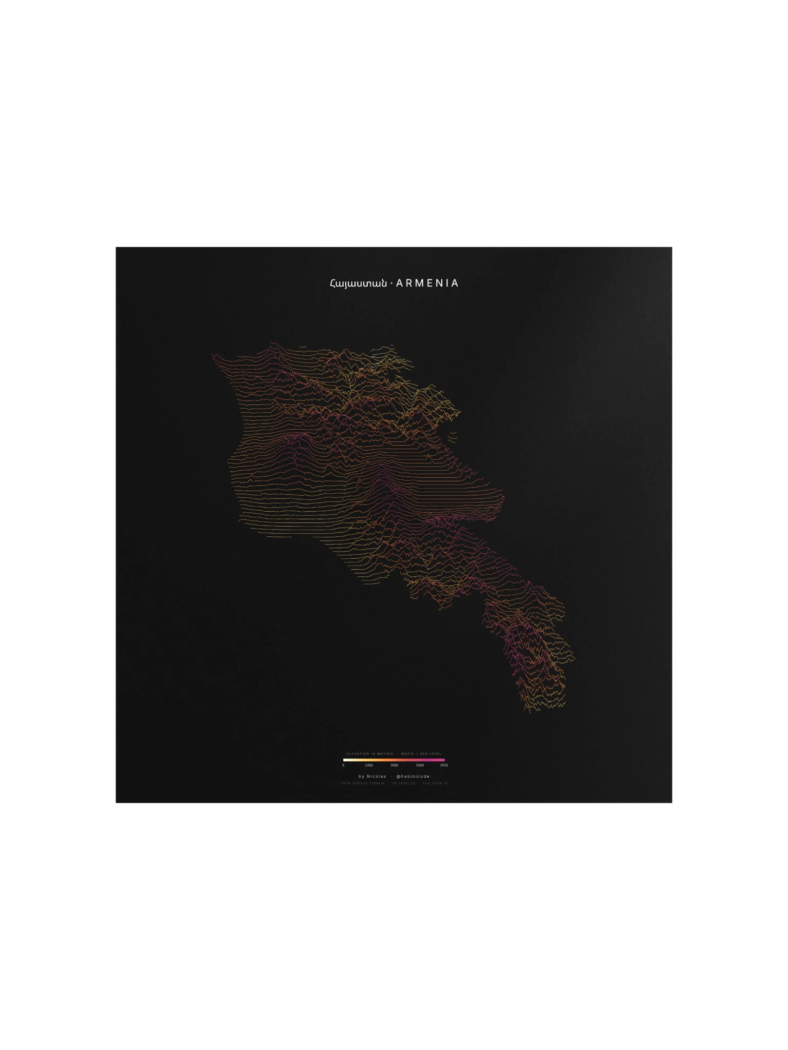 Ridgeline Poster - Armenia product image (1)