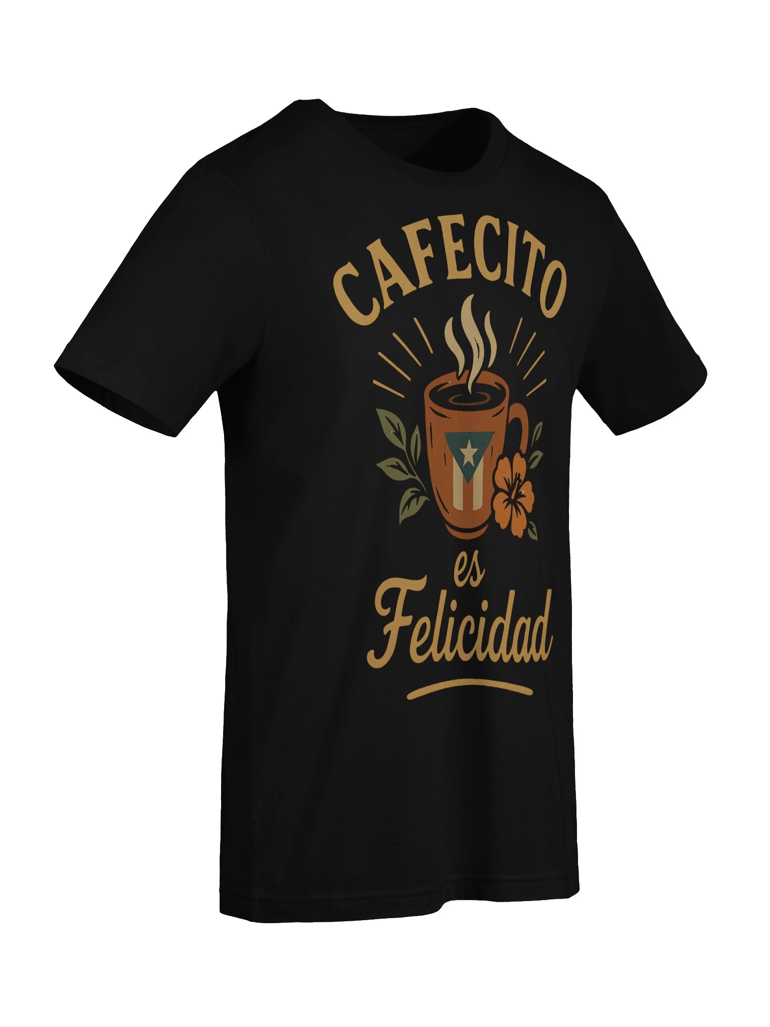 Cafecito Es Felicidad Camiseta Unisex product image (7)