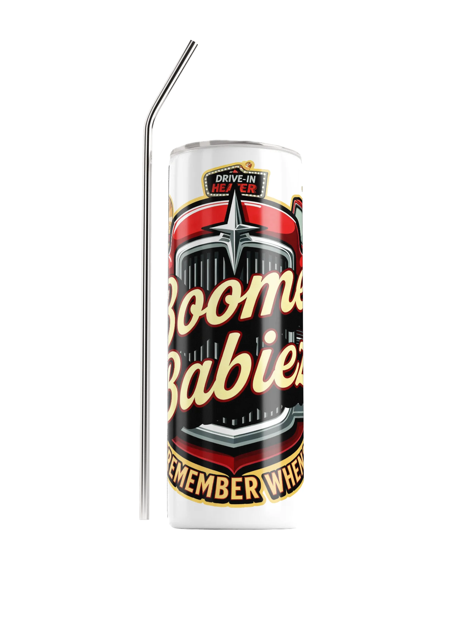 Boomer Babiez Retro Stainless Steel Tumbler product image (1)