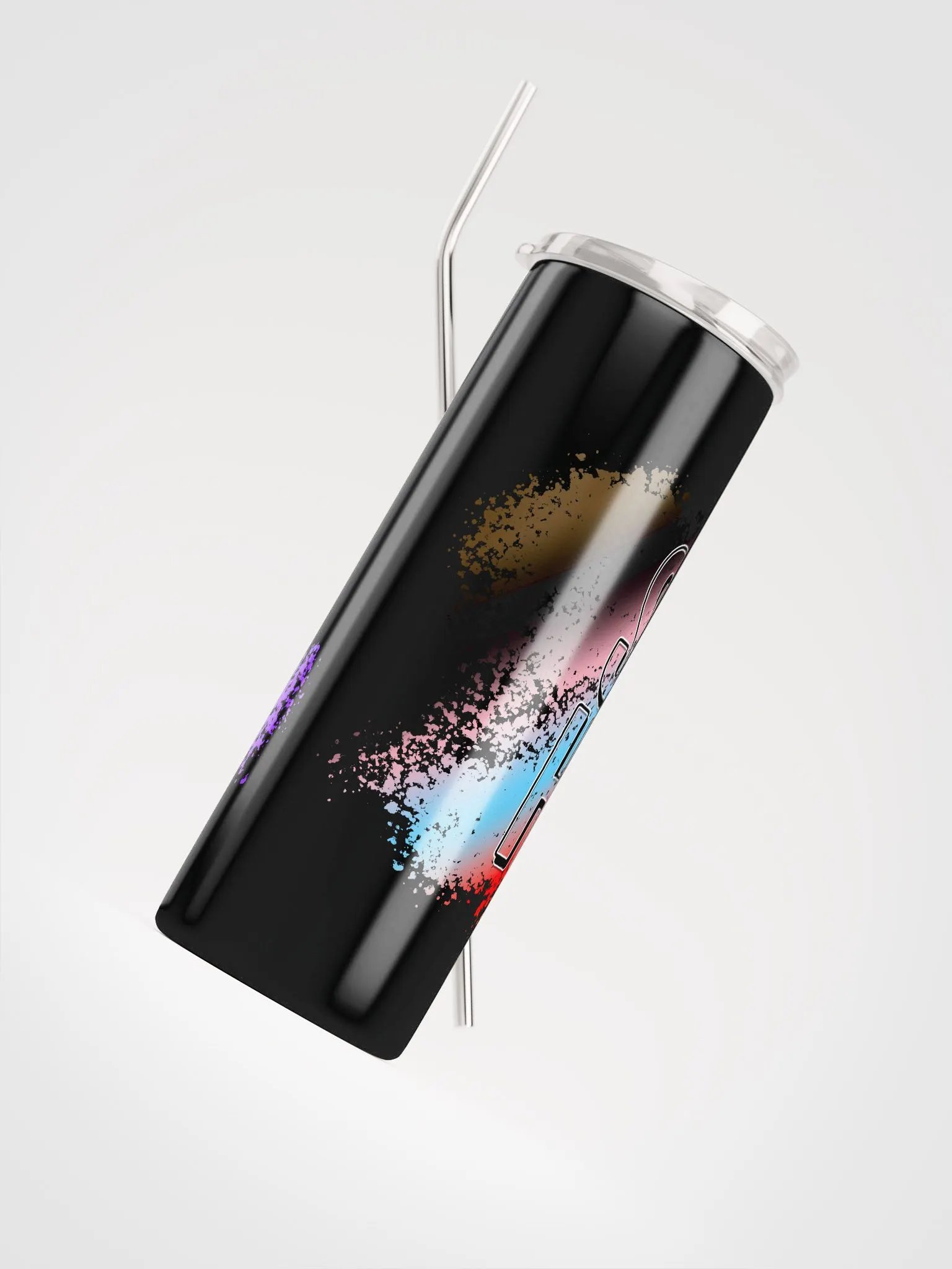 Safe Here Water Bottle With Straw product image (4)